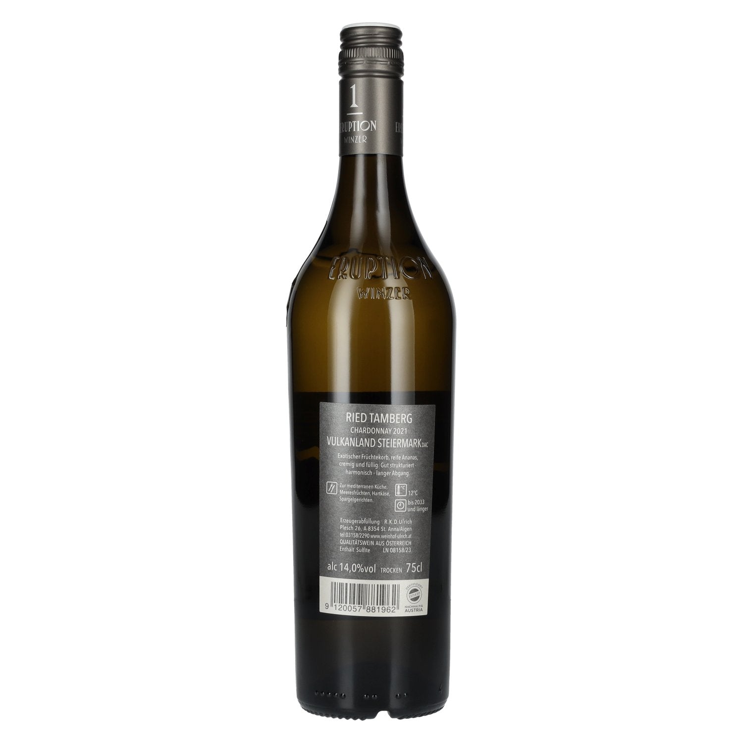 Weinhof Ulrich Chardonnay Ried Tamberg Vulkanland Steiermark DAC 2021 14% Vol. 0,75l