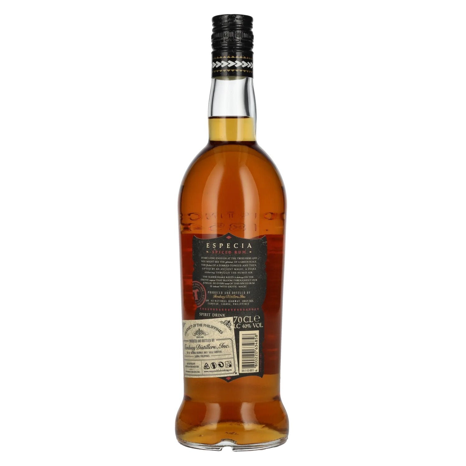 Tanduay Especia Spiced Rum Spirit Drink 40% Vol. 0,7l