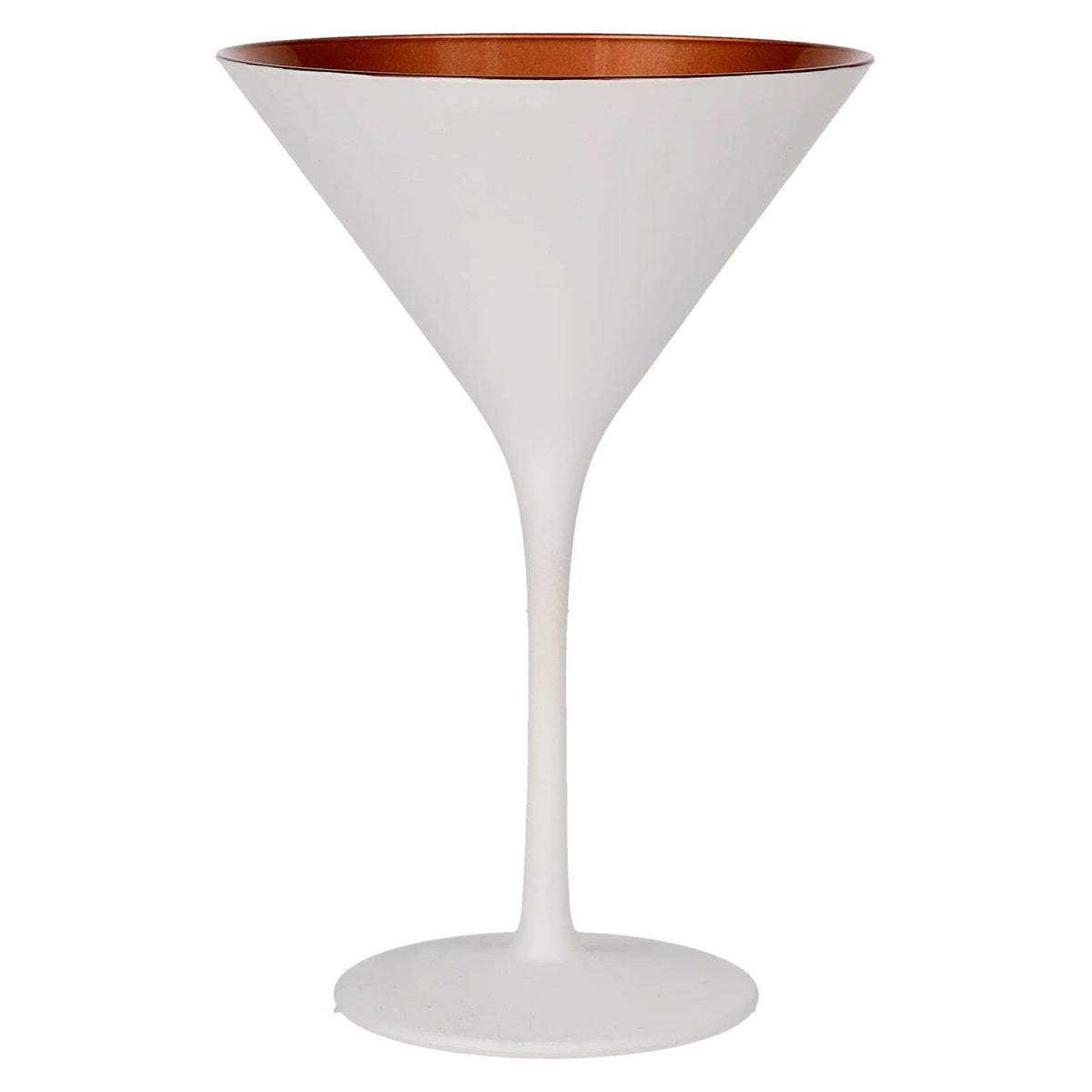 Stölzle Lausitz Elements Martini Glass white/bronze without calibration mark