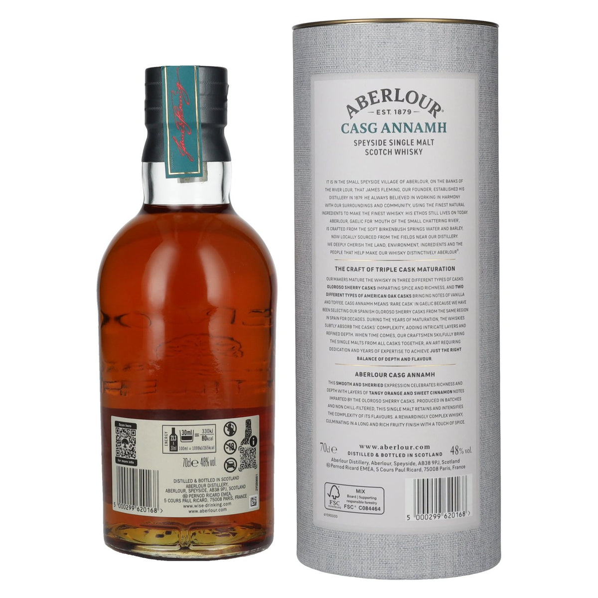 Aberlour CASG ANNAMH Batch Release 011 48% vol. 0.7 l in a gift box