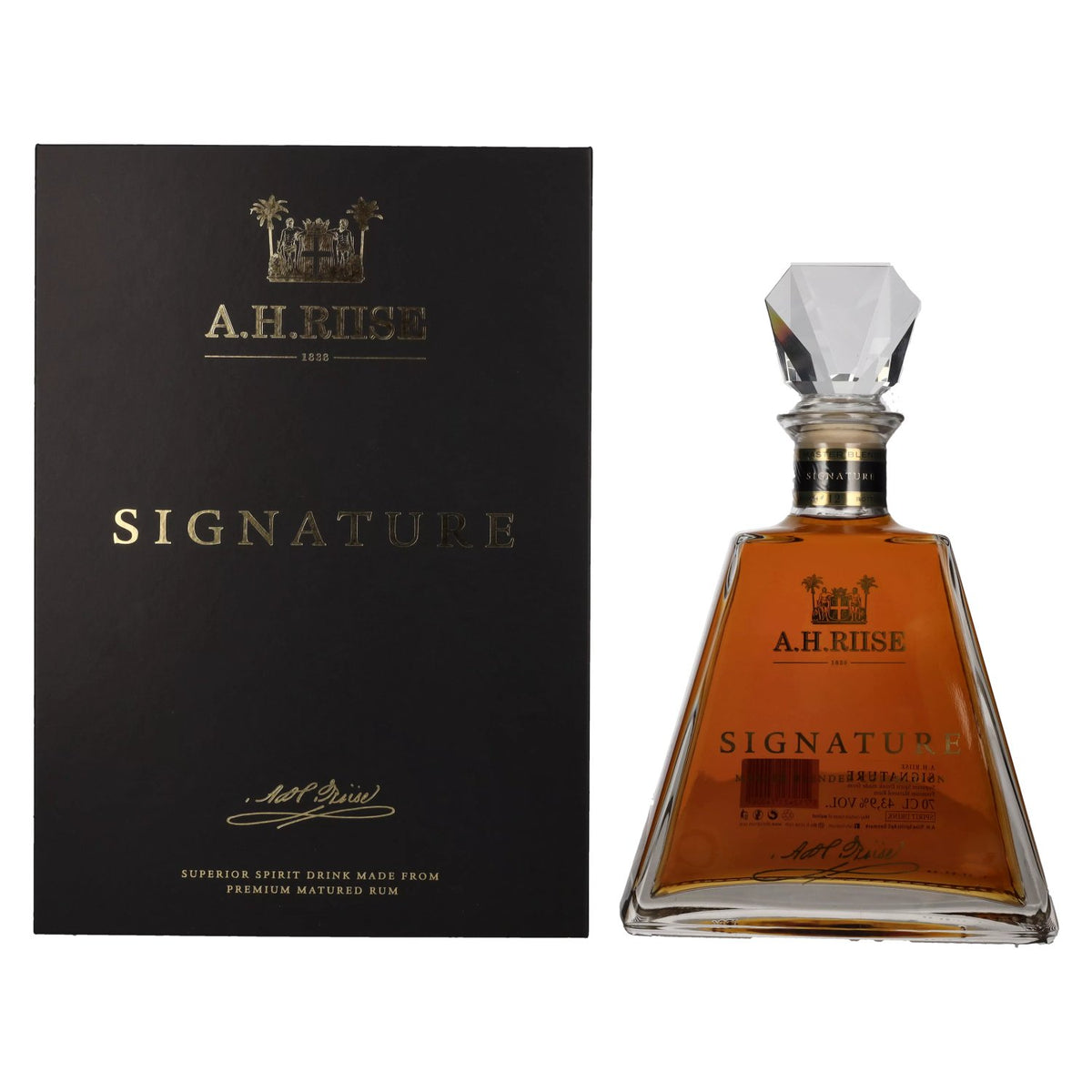 A.H. Riise SIGNATURE Master Blender Collection 43.9% vol. 0.7 l in a gift box