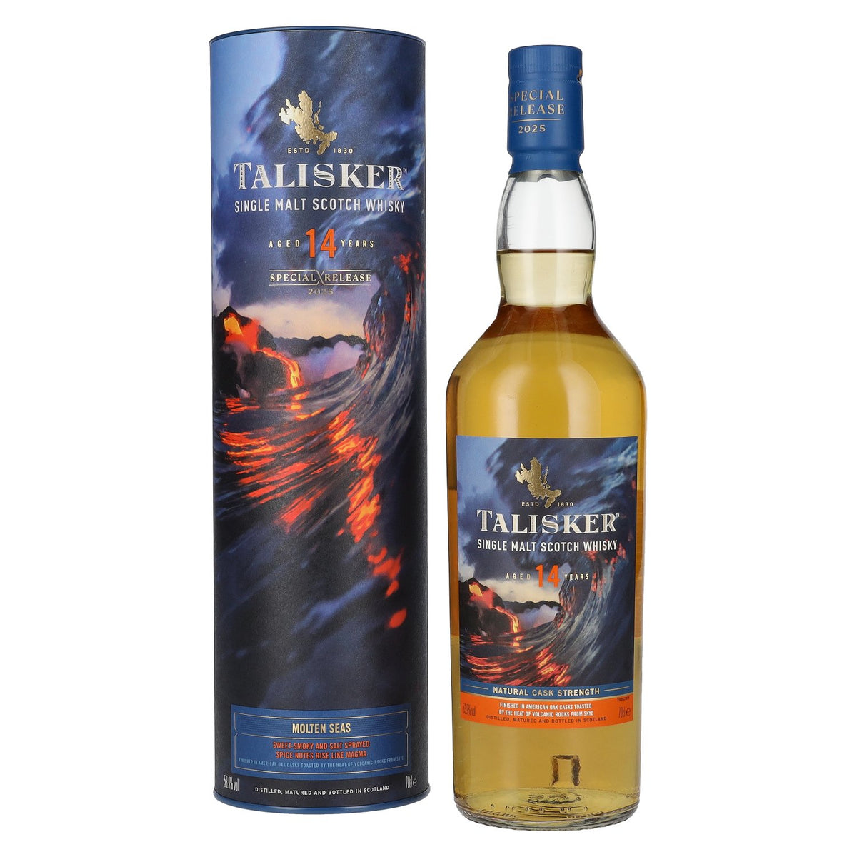 Talisker 14 Years Old MOLTEN SEAS Single Malt Special Release 2025 53.9% Vol. 0.7L in Gift Box