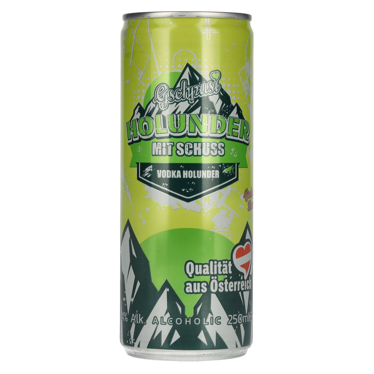 Gschpusi Elderflower with a Dash of Alcohol 4% vol. 0.25l can (deposit required)
