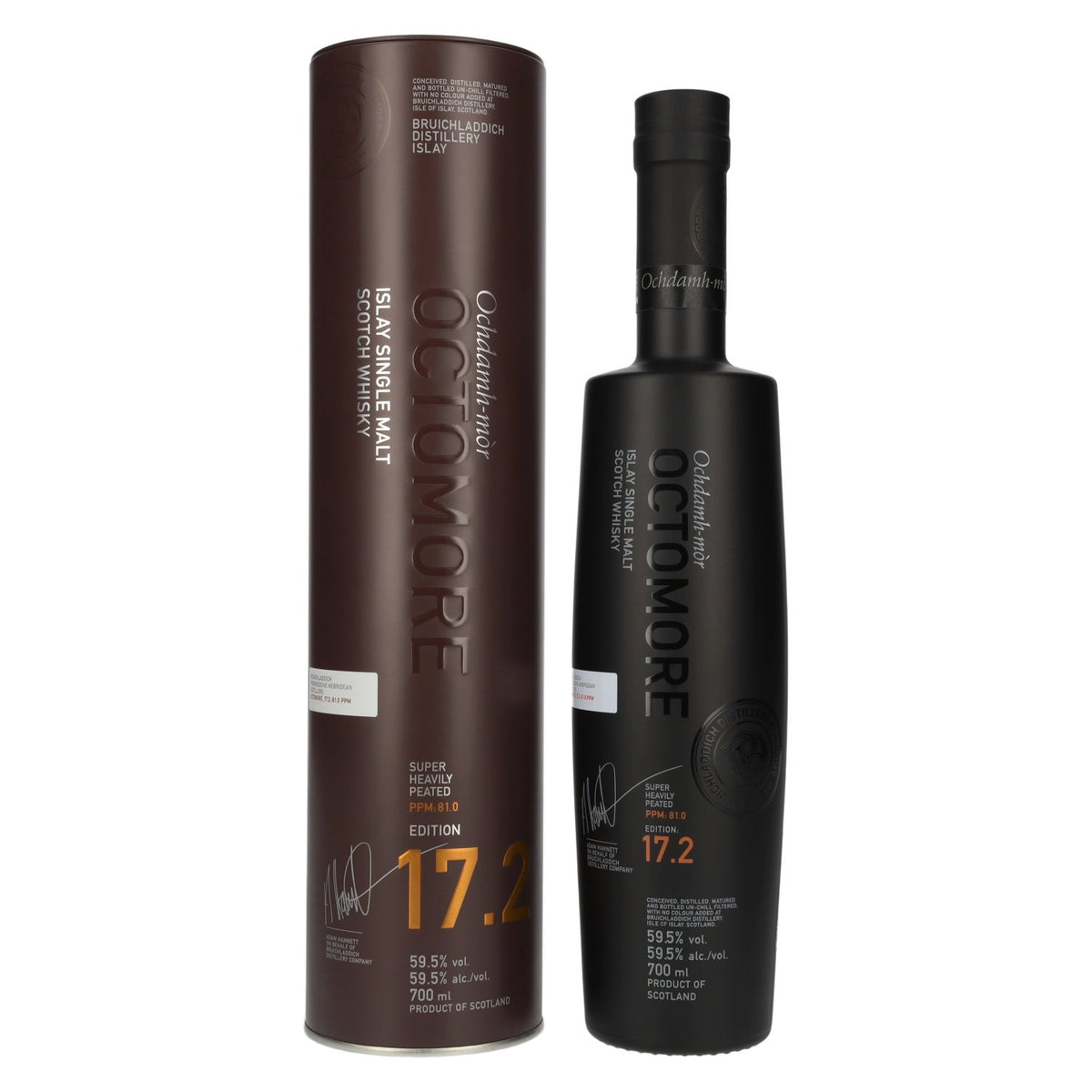Octomore EDITION: 17.2 Super Heavily Peated Islay Single Malt Release 2026 59,5% Vol. 0,7l in Tinbox