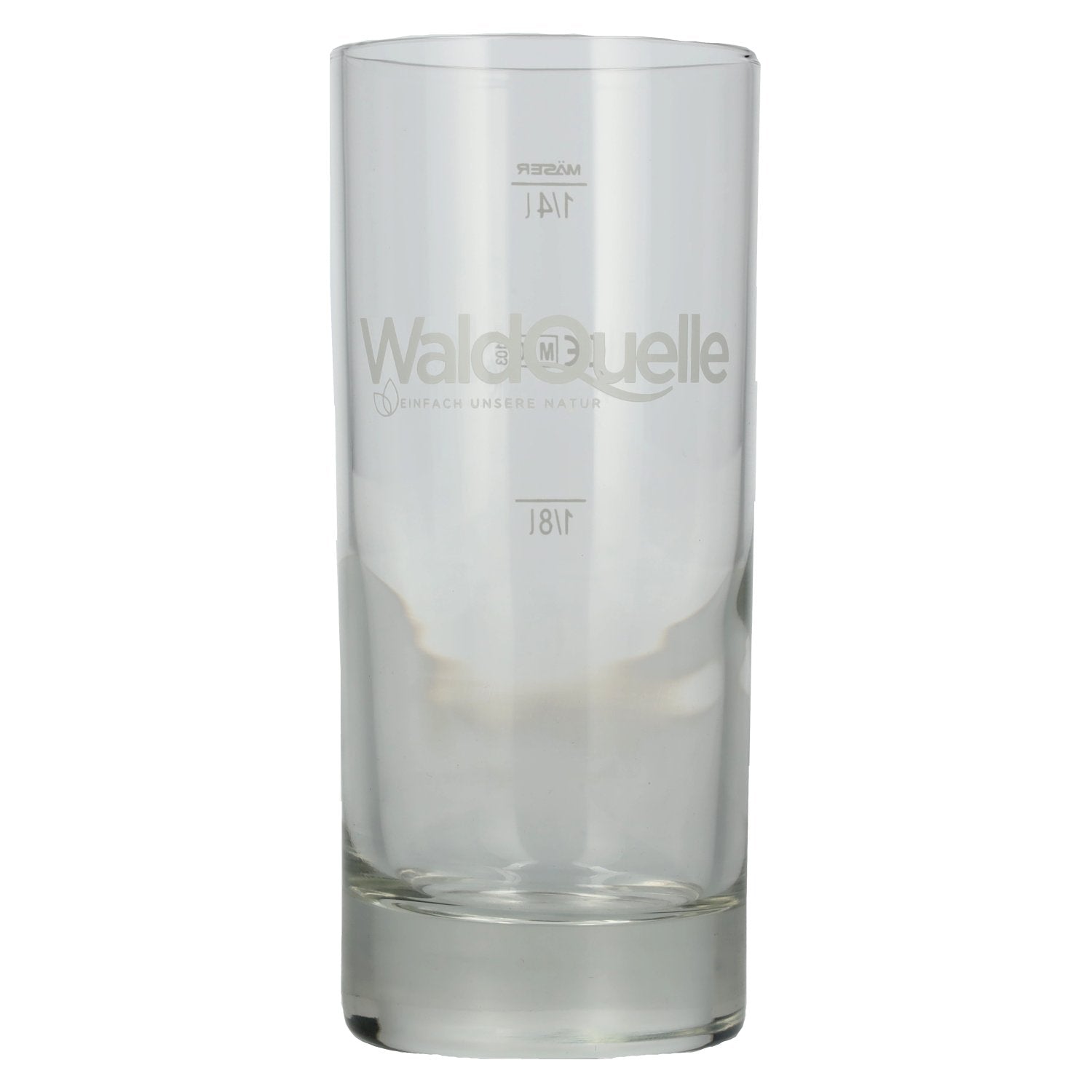 Waldquelle Glass 0.25l with Calibration Mark