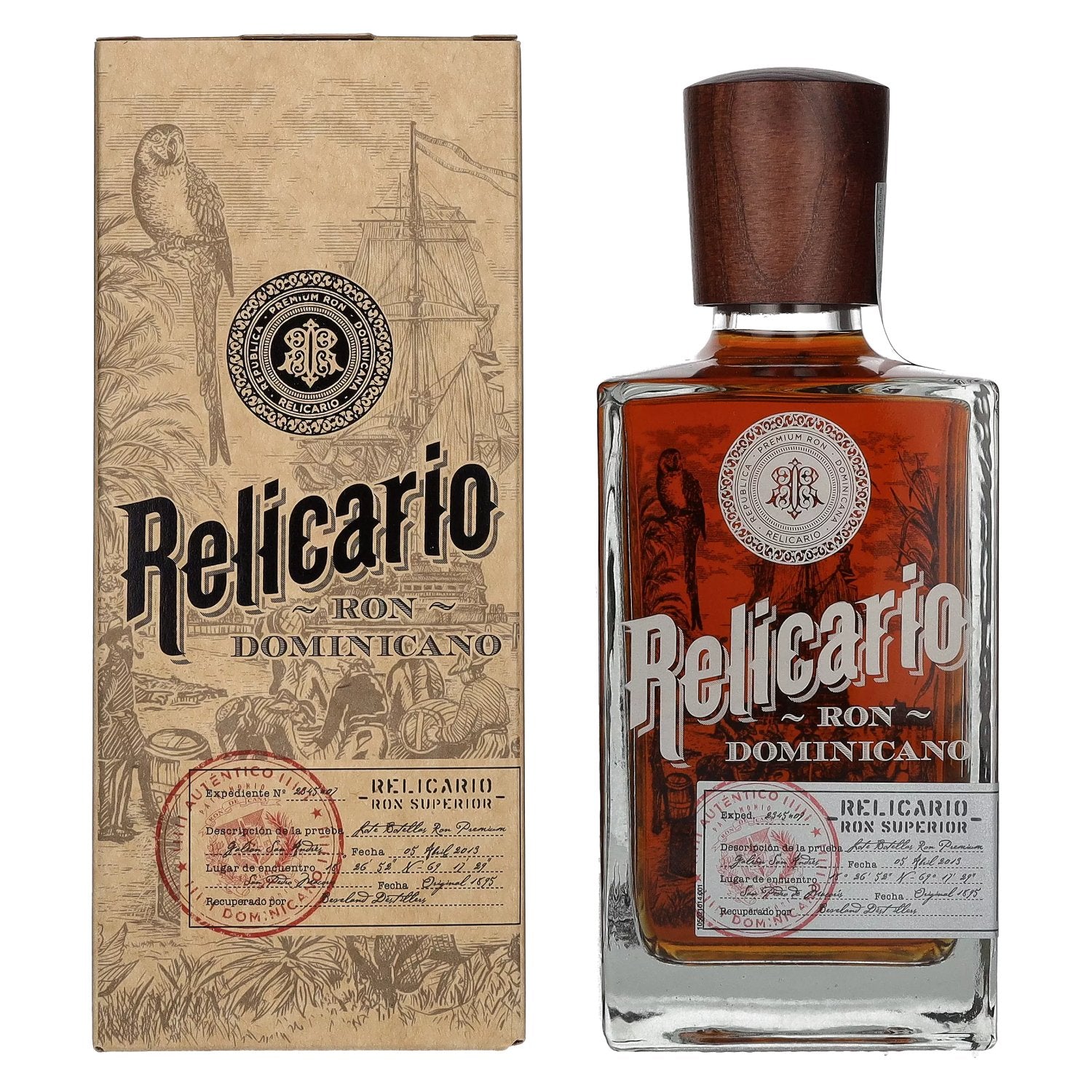 Relicario Dominican Rum Superior 40% Vol. 0.7l in Gift Box