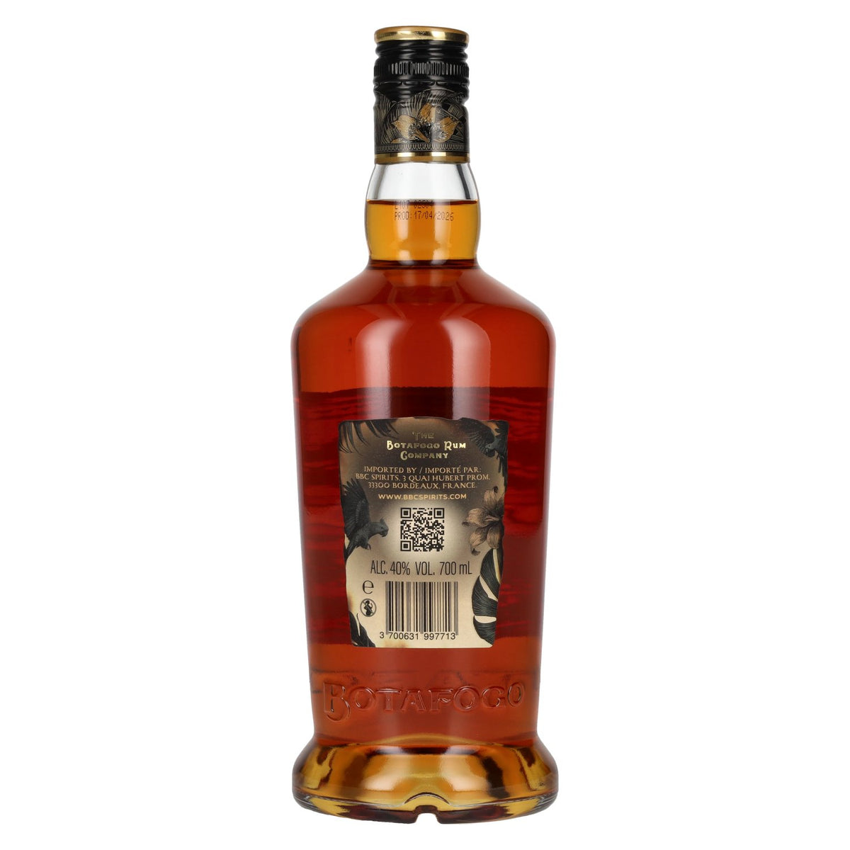 Botafogo DARK RUM Dominican Republic Trinidad & Tobago Jamaica 40% Vol. 0,7l