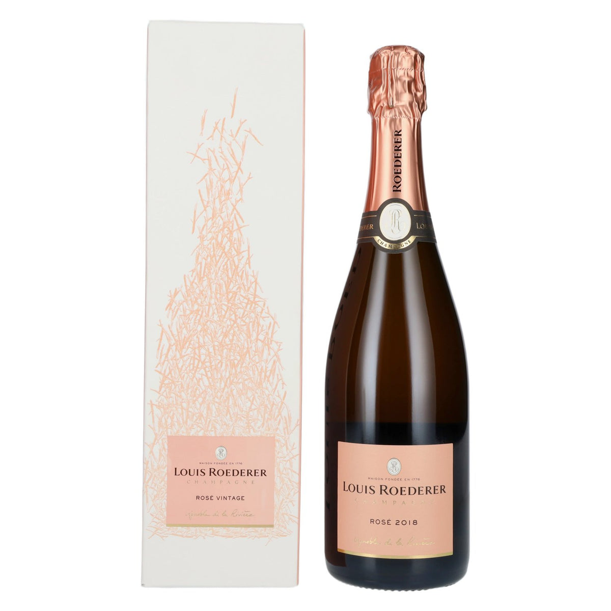 Louis Roederer Champagne ROSÉ Vintage 2018 12.5% ABV 0.75l in a gift box