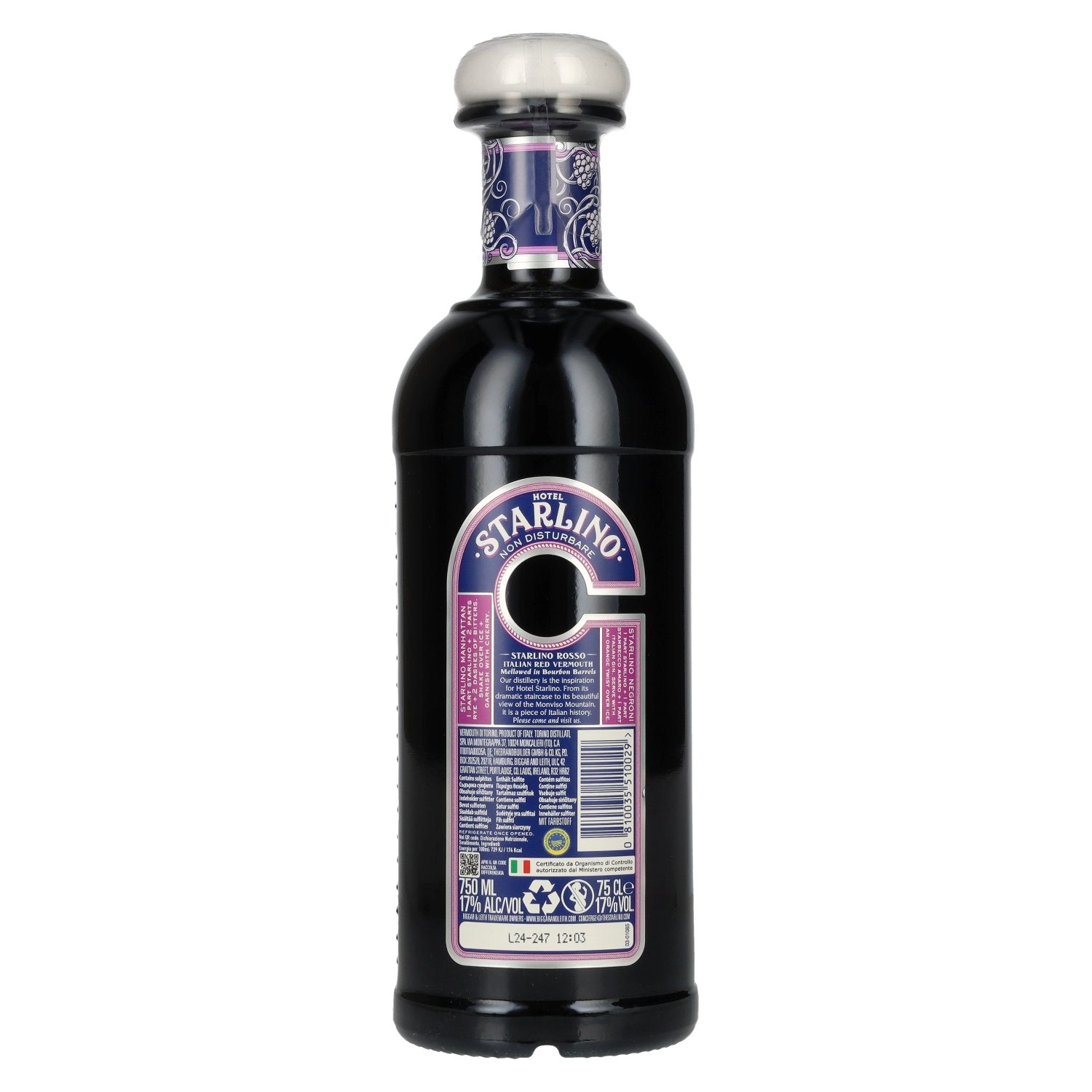 Starlino ROSSO Vermouth 17% Vol. 0.75l
