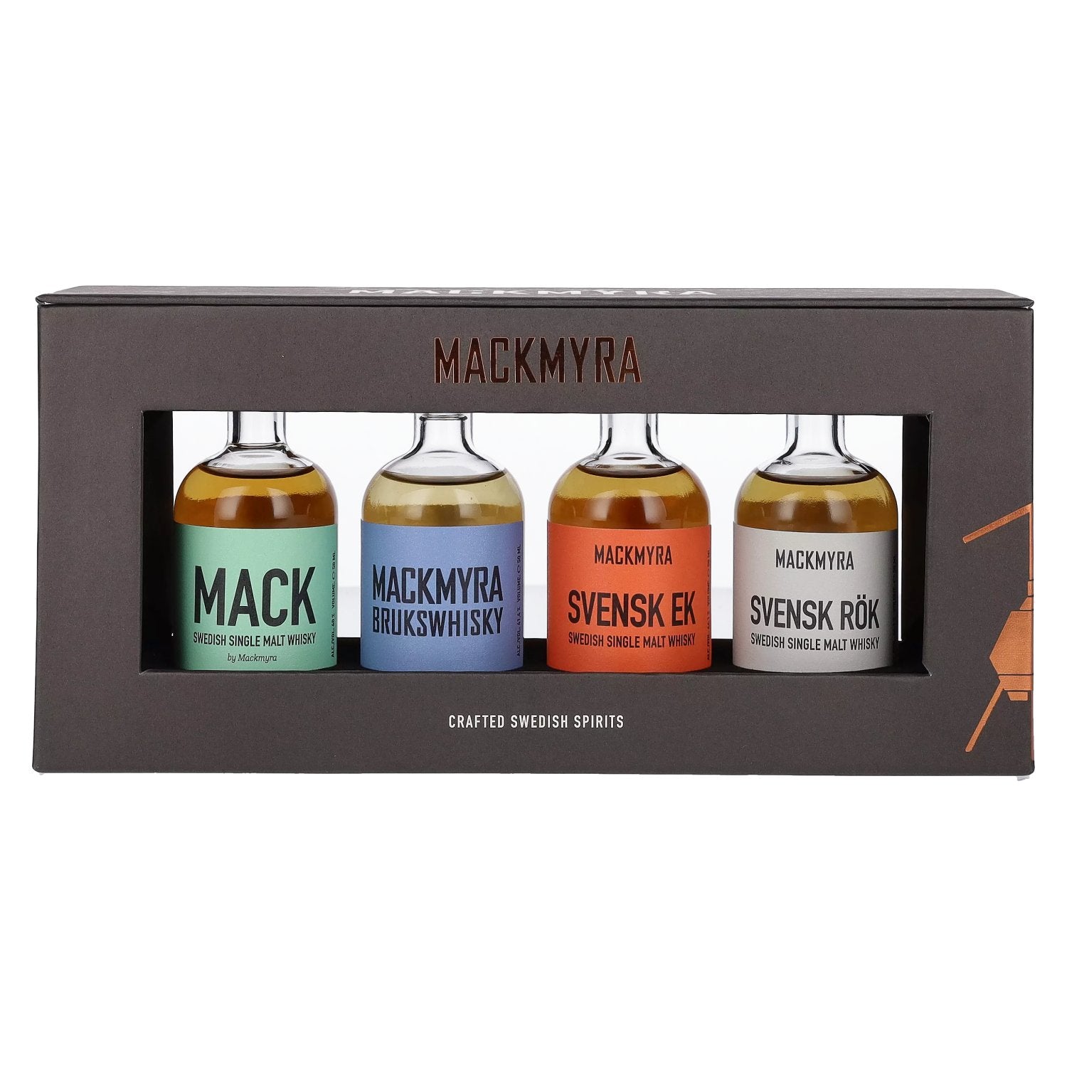 Mackmyra CLASSICS Collection 43.4% Vol. 4x0.05l in gift box