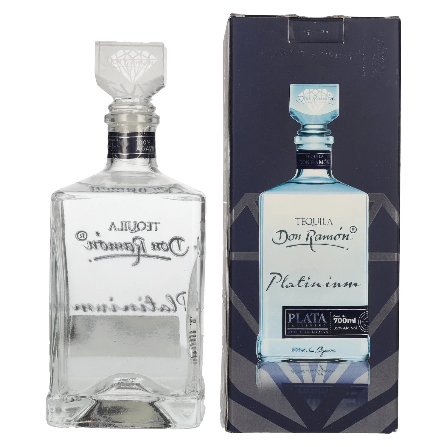 Don Ramón Platinum Plata 100% Agave 35% Vol. 0,7l in Geschenkbox