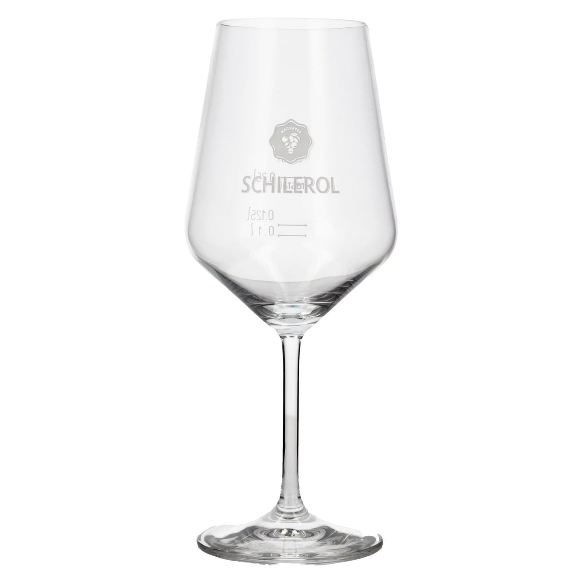 Schilerol wine glass with fill line