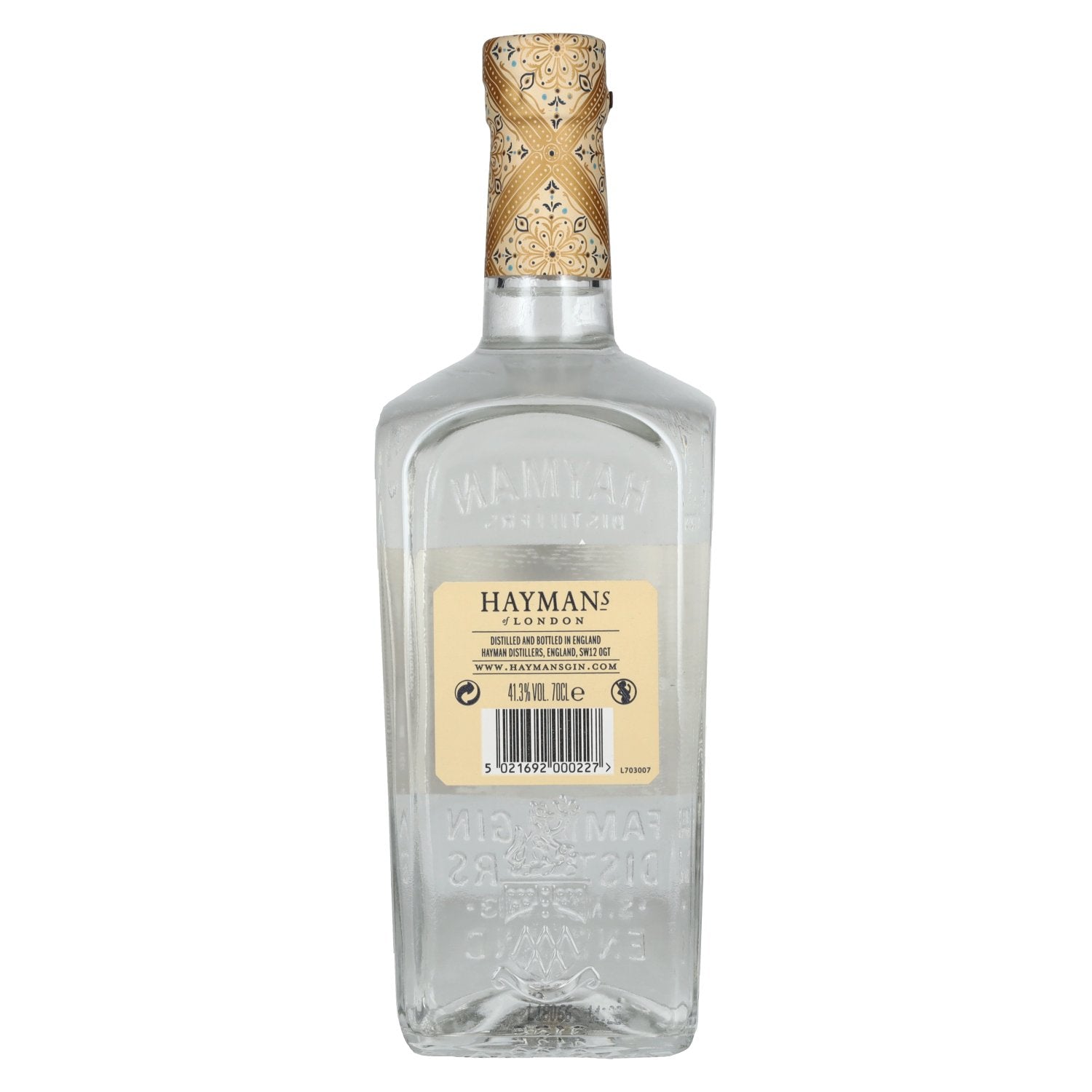Hayman's of London GENTLY RESTED GIN 41.3% Vol. 0.7l