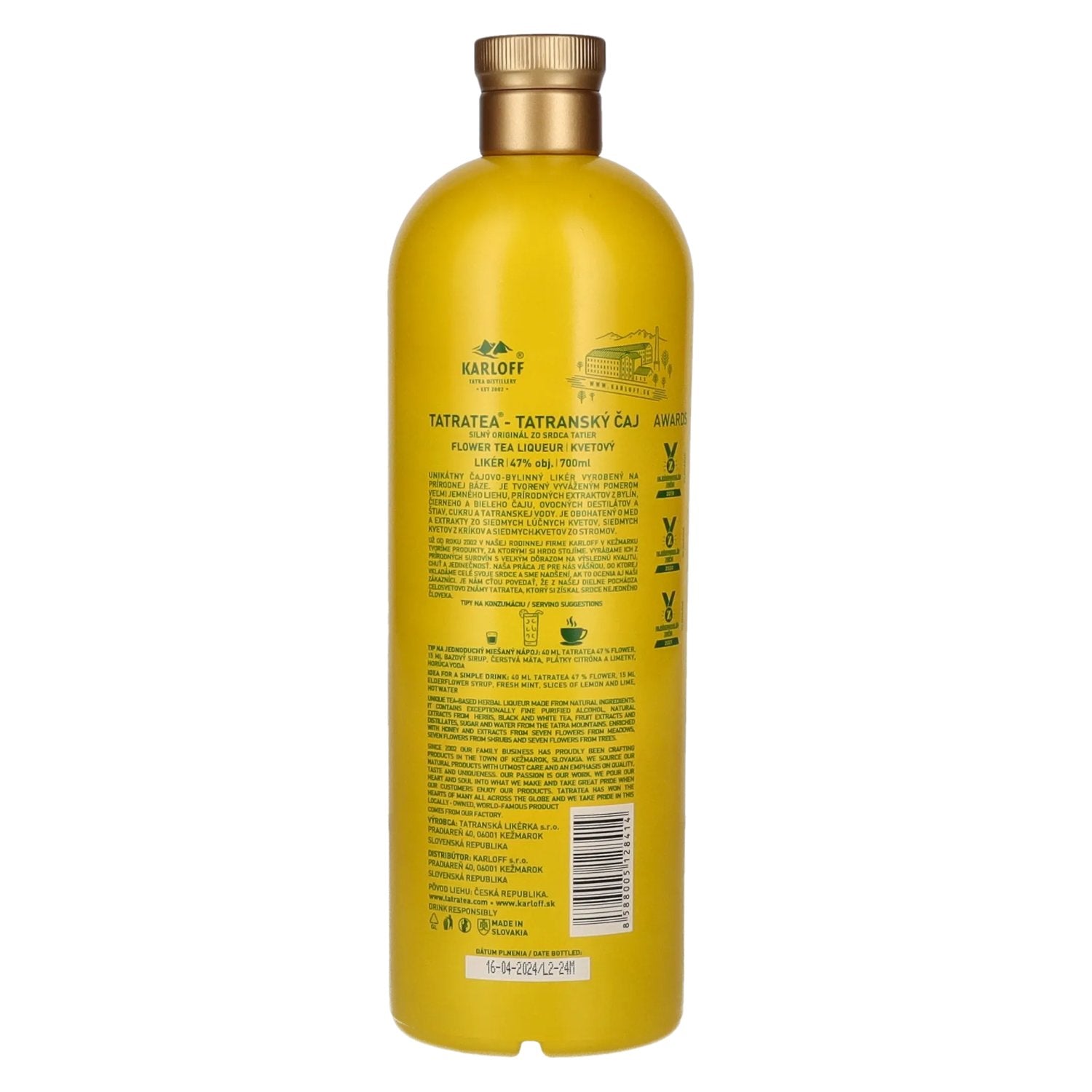 TATRATEA Flower Tea Liqueur 47% Vol. 0.7l