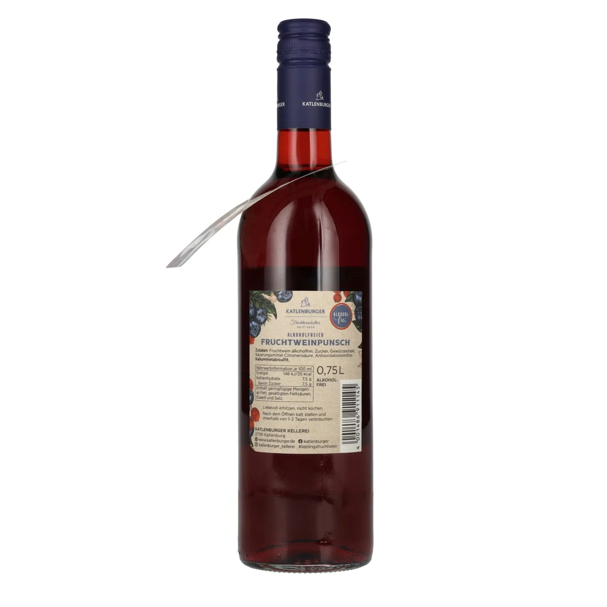 Katlenburger Non-Alcoholic Mulled Punch 0.75 l Best before 12/09/2026
