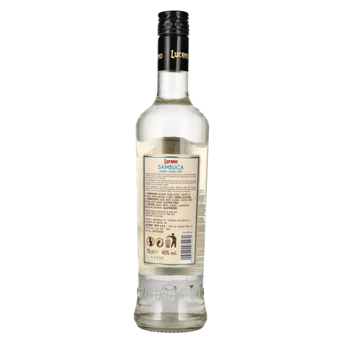 Lucano Sambuca Liqueur 40% ABV 0.7l