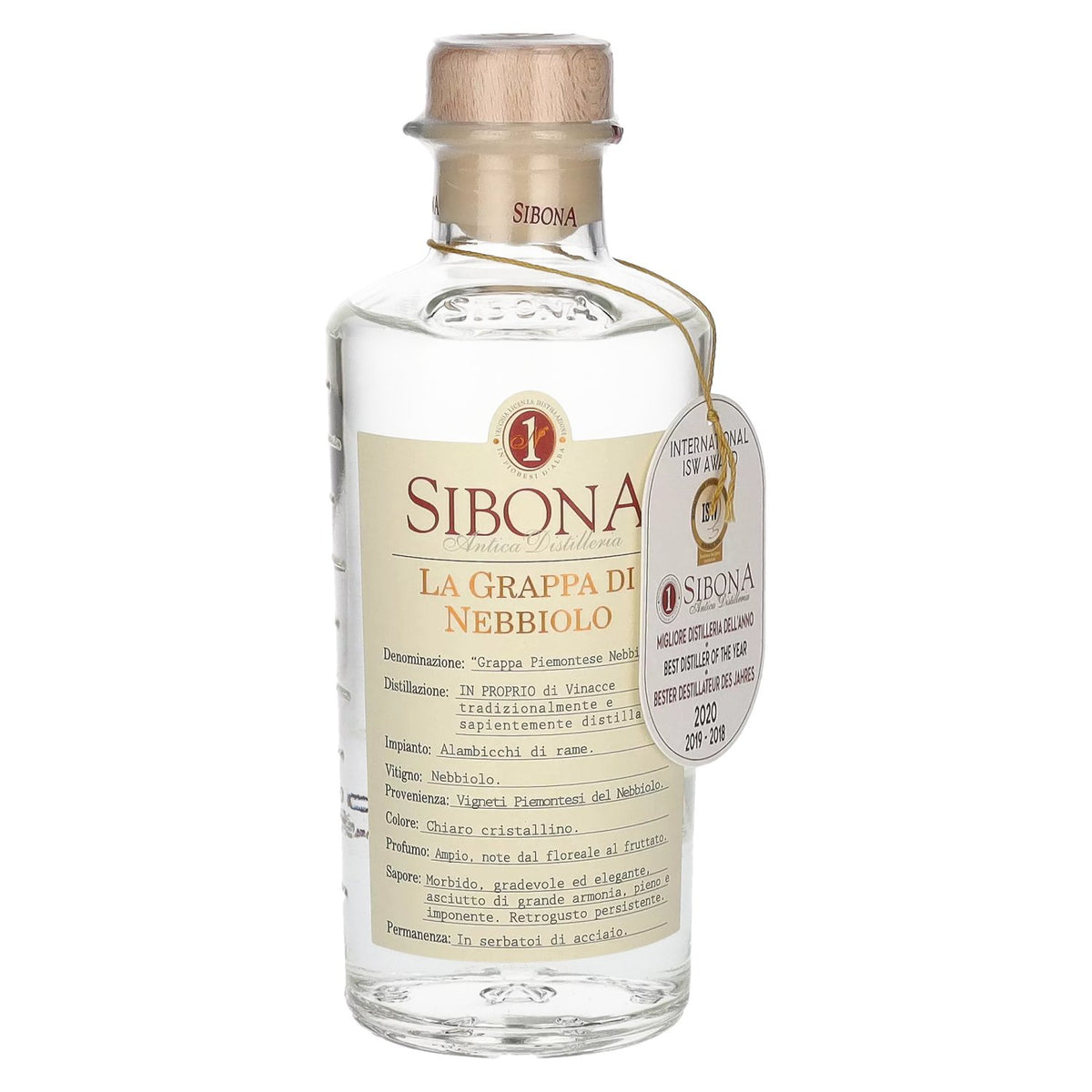 Sibona Nebbiolo Grappa 40% Vol. 0.5l