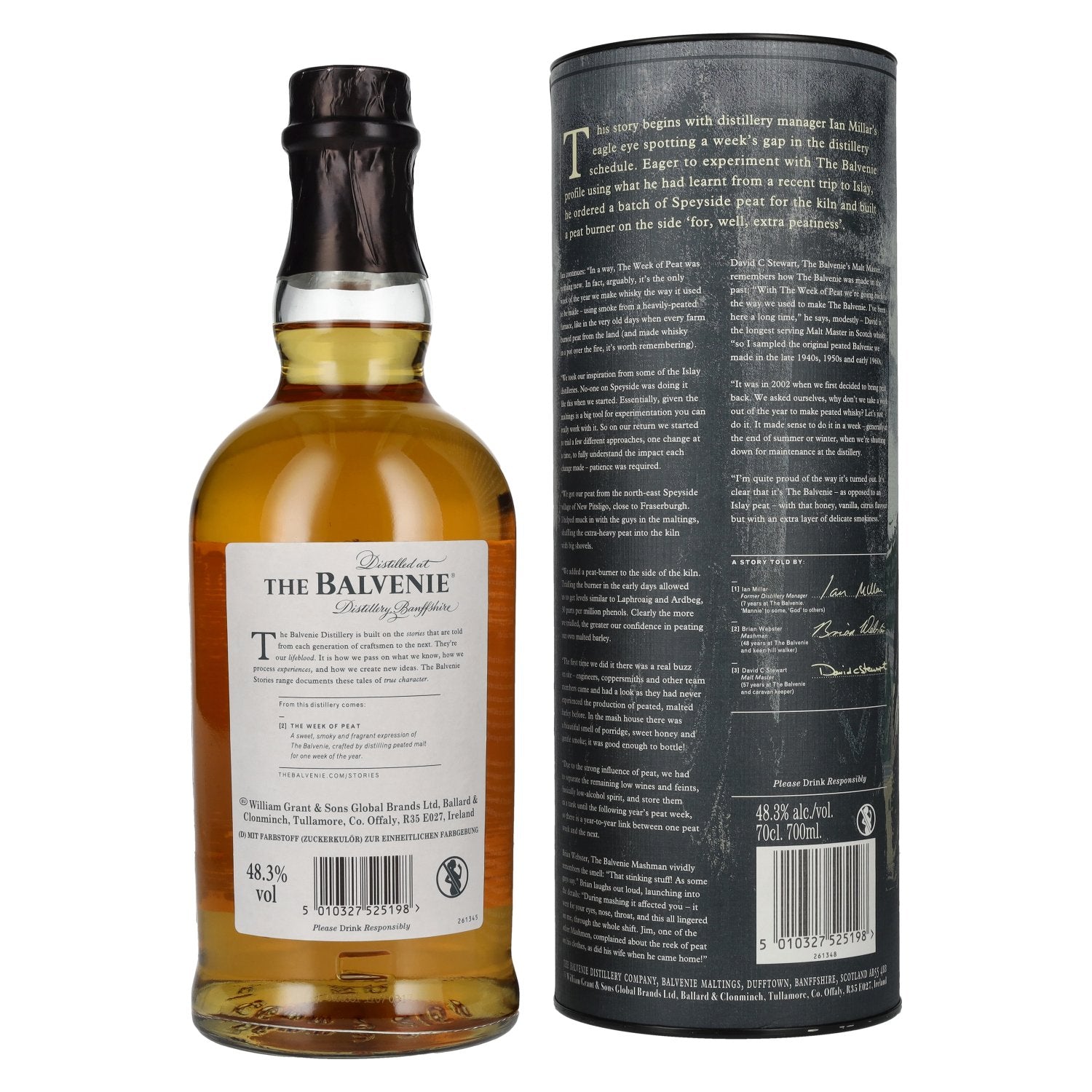 The Balvenie 14 Years Old The WEEK OF PEAT 48,3% Vol. 0,7l in Geschenkbox