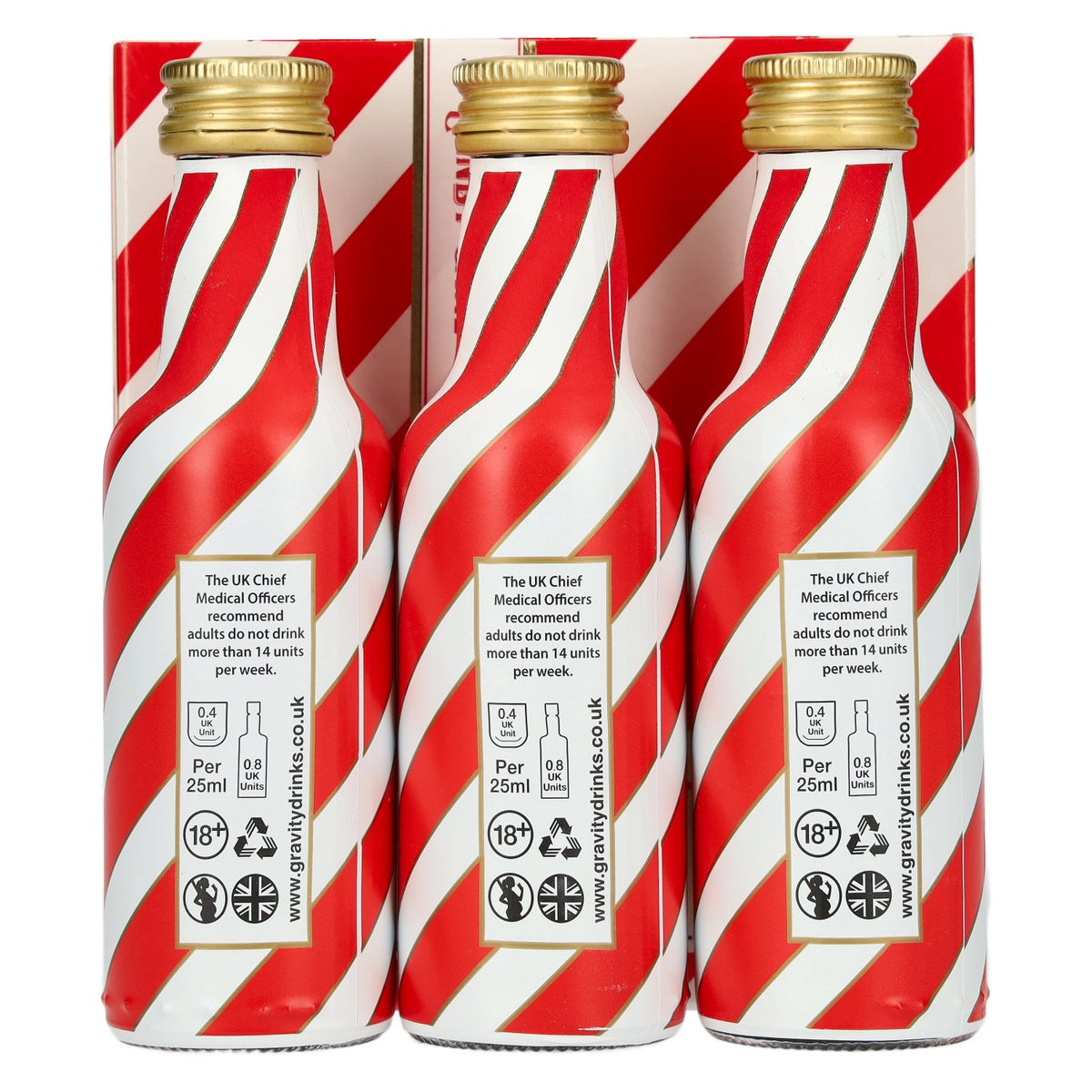 Candy Cane Cherry Vodka Liqueur 15% Vol. 3x0,05l