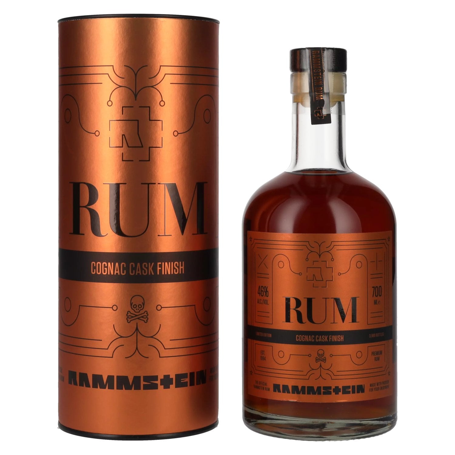 Rammstein Rum Cognac Cask Finish Limited Edition 46% Vol. 0.7l in gift box