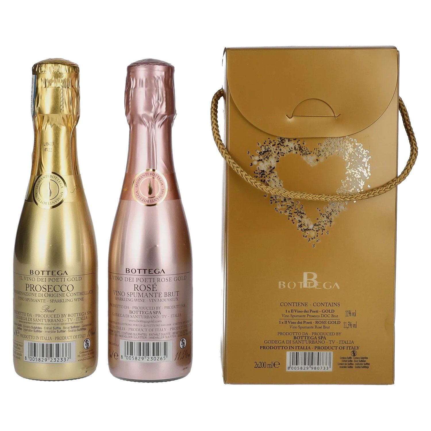 Bottega Glamour Set 11.3% Vol. 2x0.2L in Gift Box