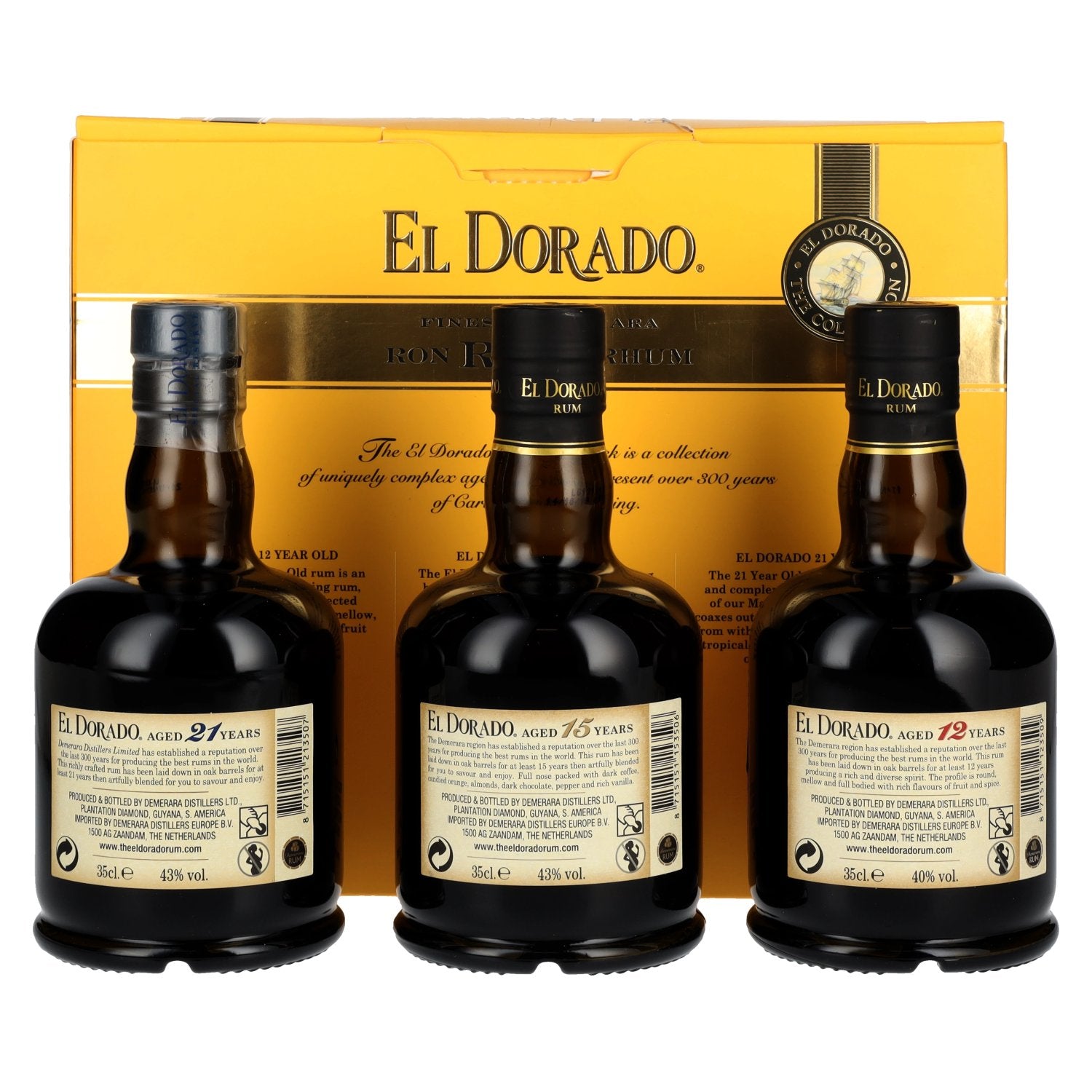 El Dorado The Collection Set 42% Vol. 3x0.35l in Gift Box