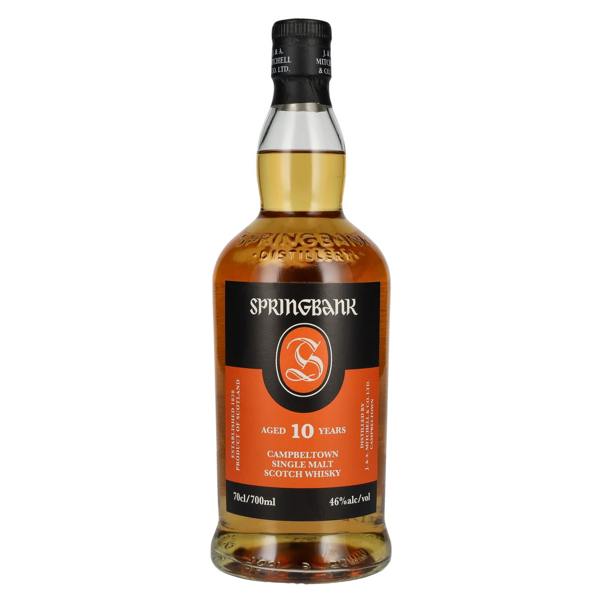 Springbank 10 Years Old Campbeltown Single Malt Scotch Whisky 46% Vol. 0,7l