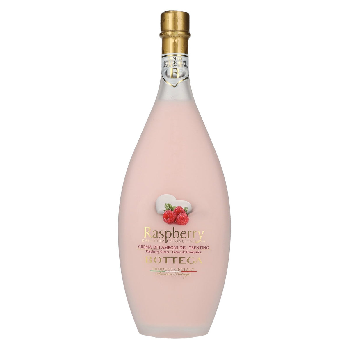 Bottega RASPBERRY Crema di Lamponie Panna 15% ABV 0.5 l
