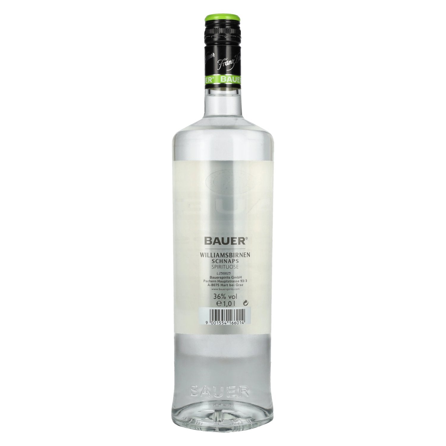 Bauer Williams Pear Schnapps 36% Vol. 1L