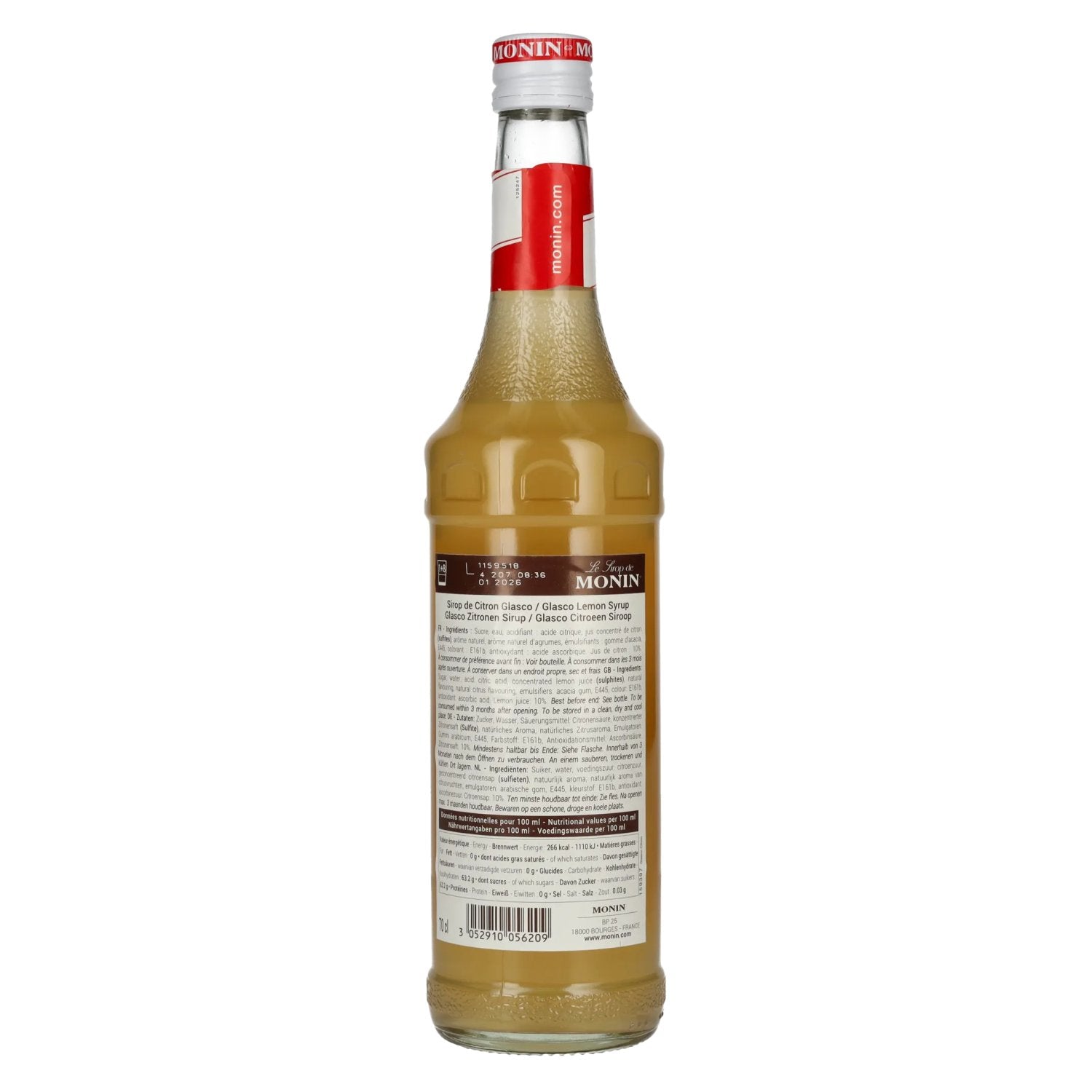 Le Sirop de Monin ZITRONE 0,7l