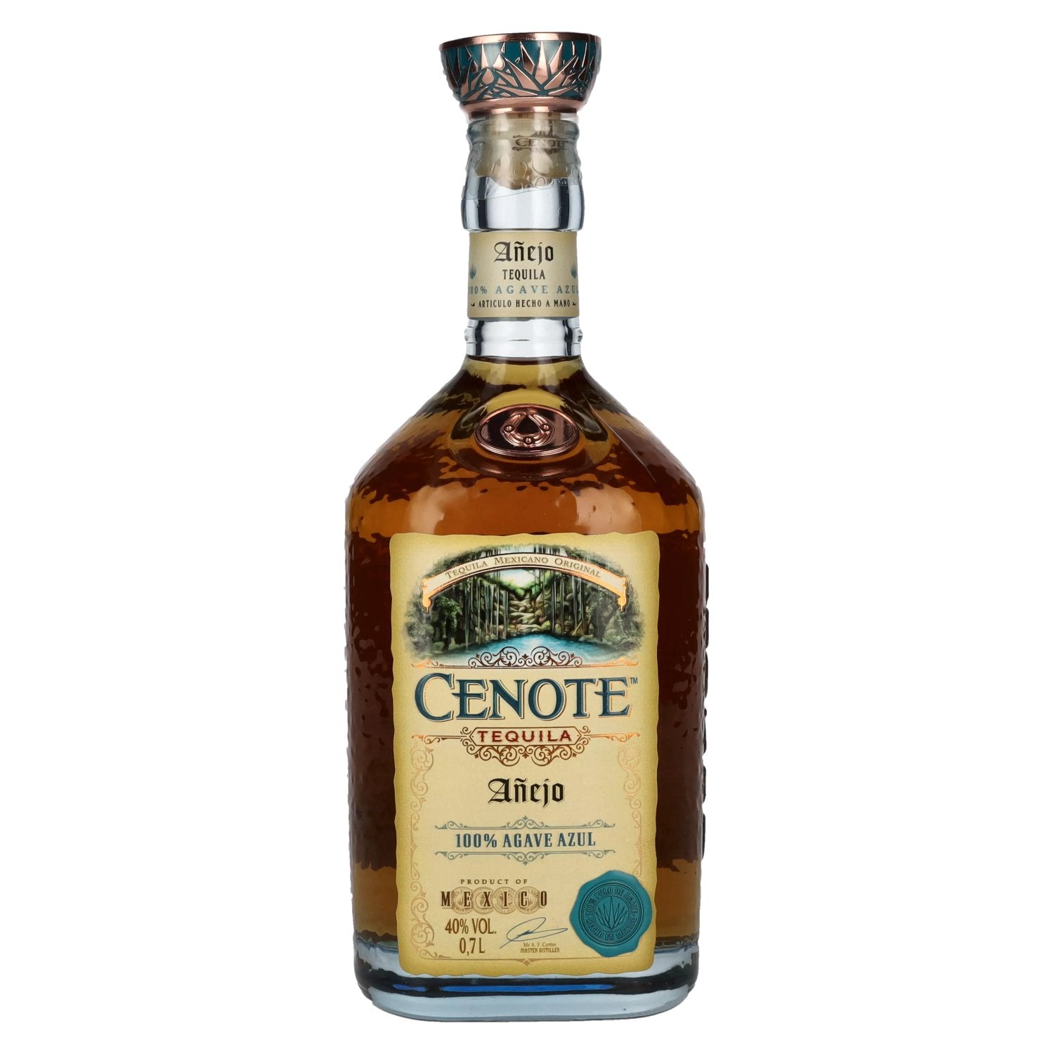 Cenote Tequila Añejo 100% Blue Agave 40% Vol. 0.7l