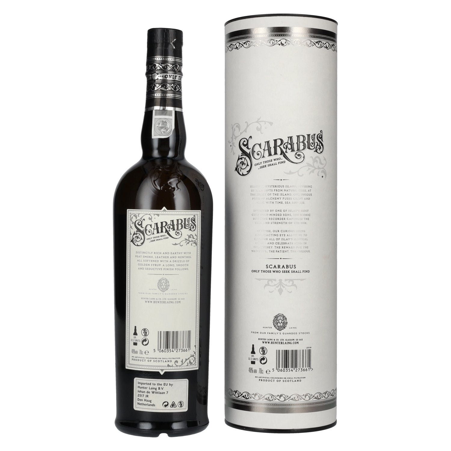 Hunter Laing SCARABUS 10 Years Old Islay Single Malt 46% Vol. 0,7l in Geschenkbox