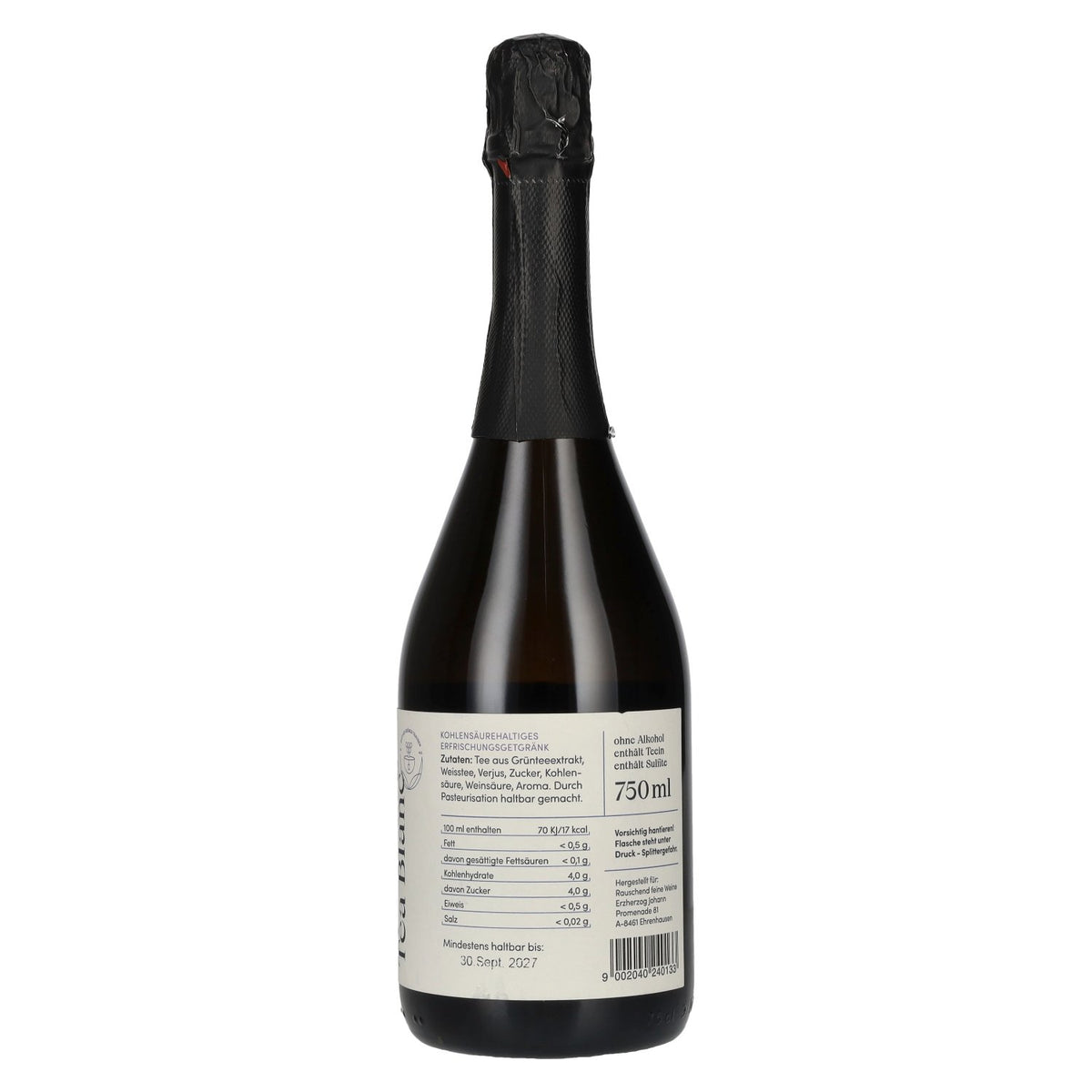 Sparkling Tea Blanc, non-alcoholic, 0.75 l