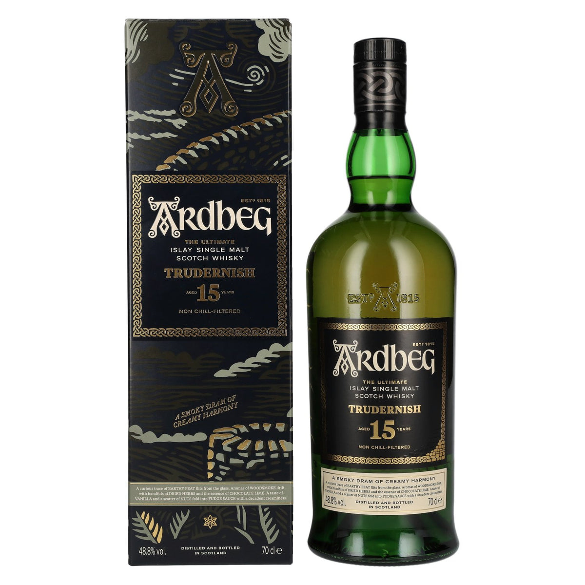 Ardbeg 15 Years Old The Ultimate Trudernish Islay Single Malt 48.8% ABV 0.7l in a gift box
