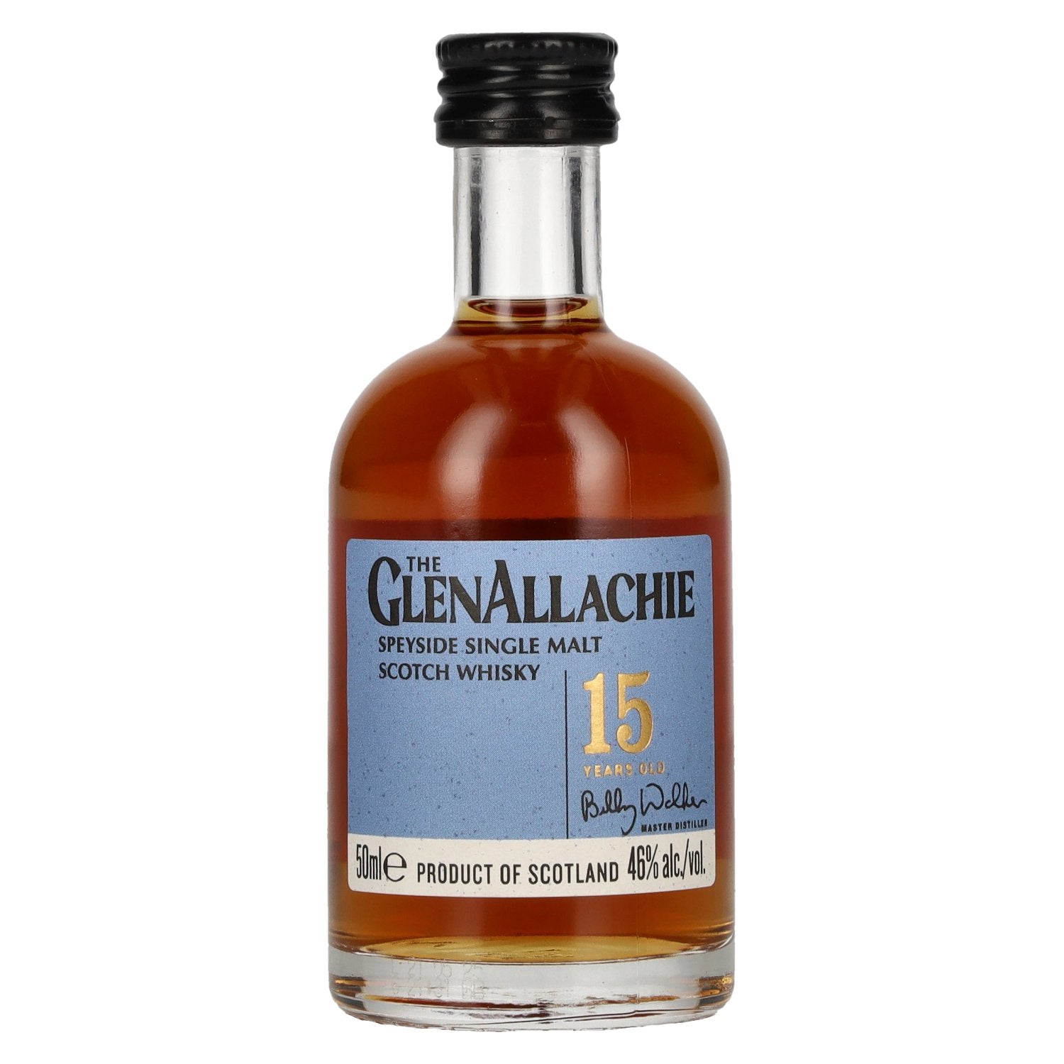 The GlenAllachie 15 Years Old Speyside Single Malt 46% Vol. 0.05l
