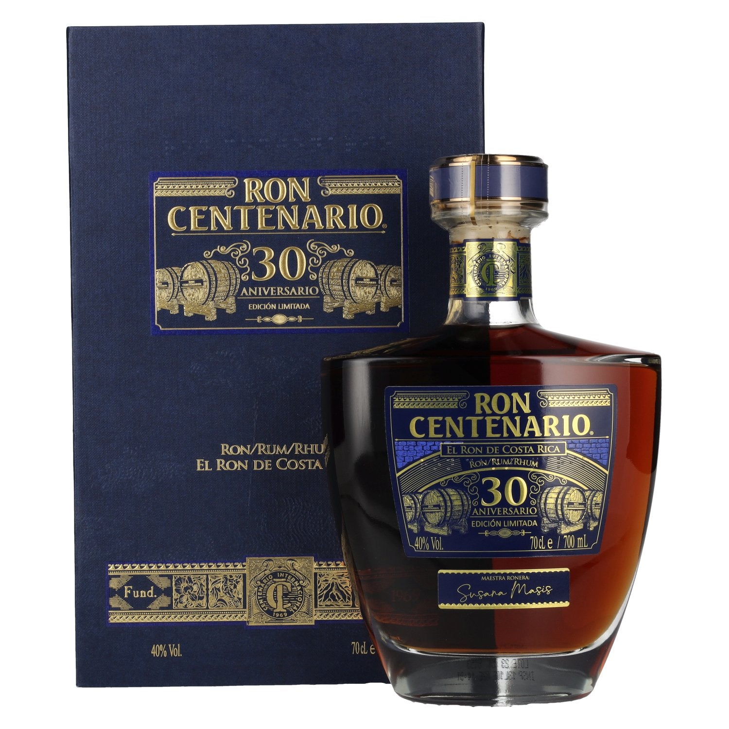 Ron Centenario LIMITED EDITION 30th Anniversary Rum 40% Vol. 0.7l in Gift Box
