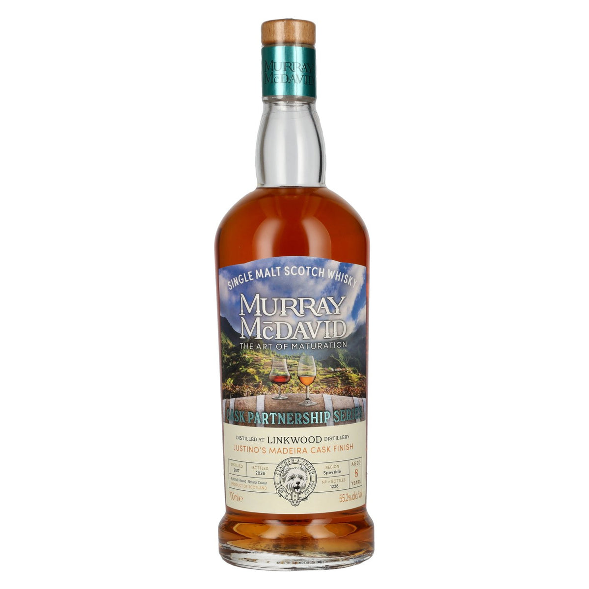 Murray McDavid PARTNERSHIP SERIES 8 Years Old LINKWOOD Justino's Madeira Cask 2017 55,2% Vol. 0,7l