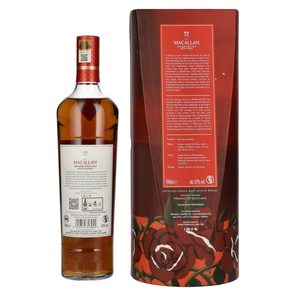 The Macallan A NIGHT ON EARTH JEREZ 43% Vol. 0.7l in gift box