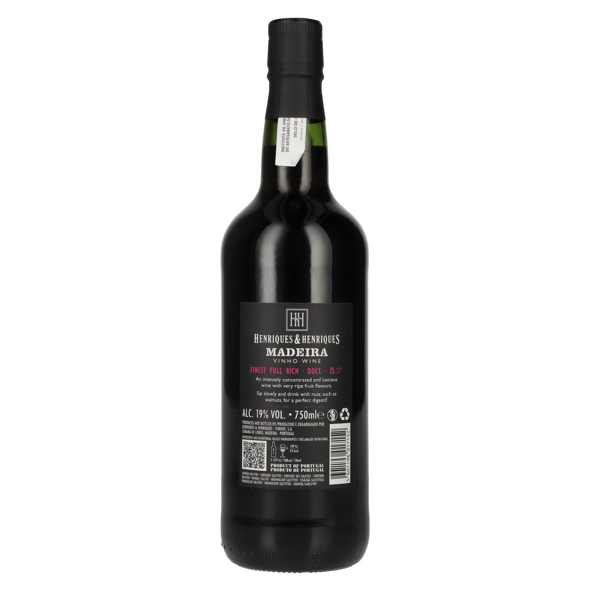 Henriques & Henriques 5 Years Old Finest Full Rich Doce Madeira Vinho 19% Vol. 0,75l