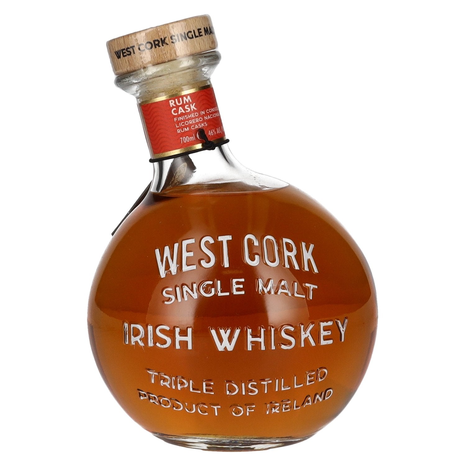 West Cork MARITIME Single Malt Irish Whiskey RUM CASK FINISHED Limited Edition 46% Vol. 0.7l