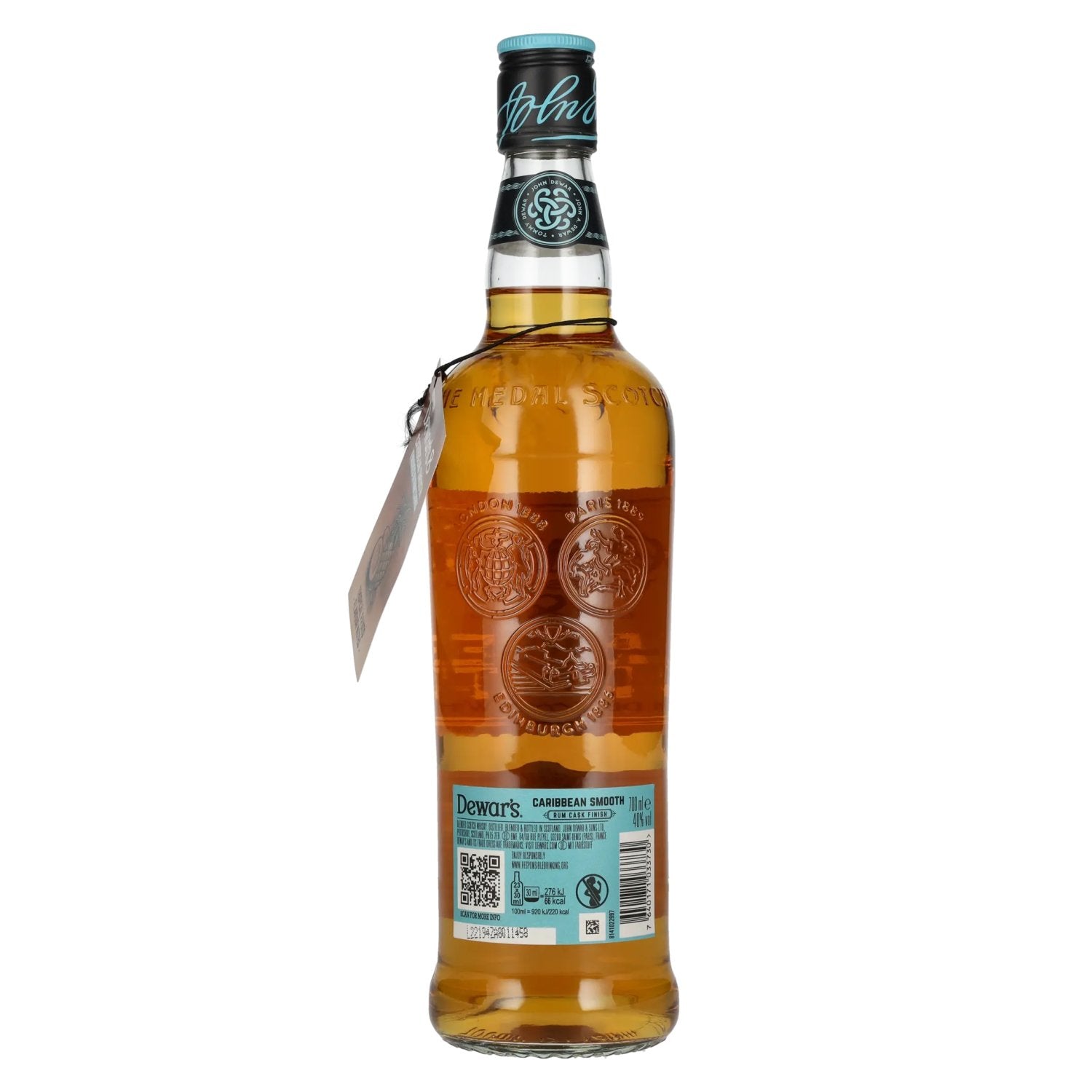 Dewar's 8 Years Old Caribbean Smooth Blended Scotch Whisky 40% Vol. 0,7l