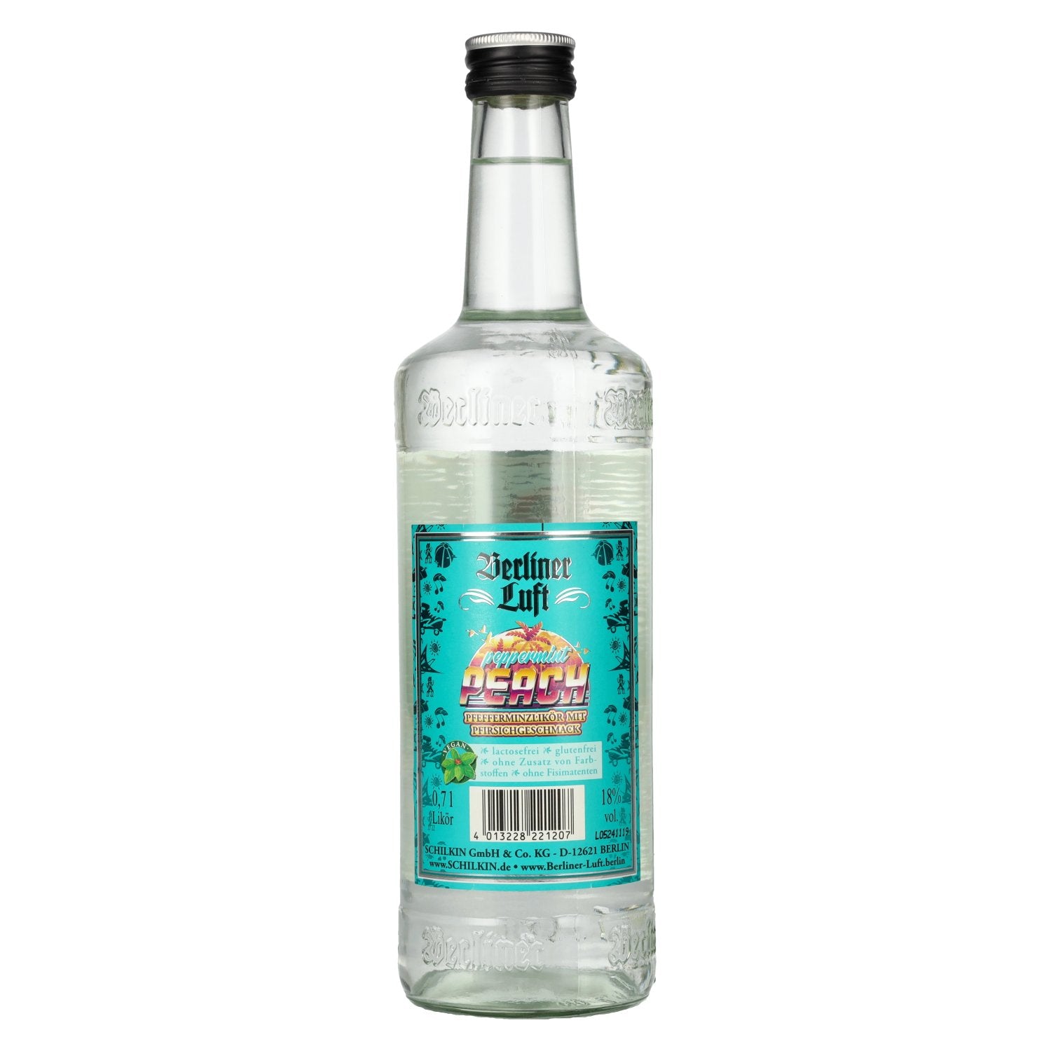 Berliner Luft PEPPERMINT PEACH The Fresh Peppermint Liqueur 18% Vol. 0.7l