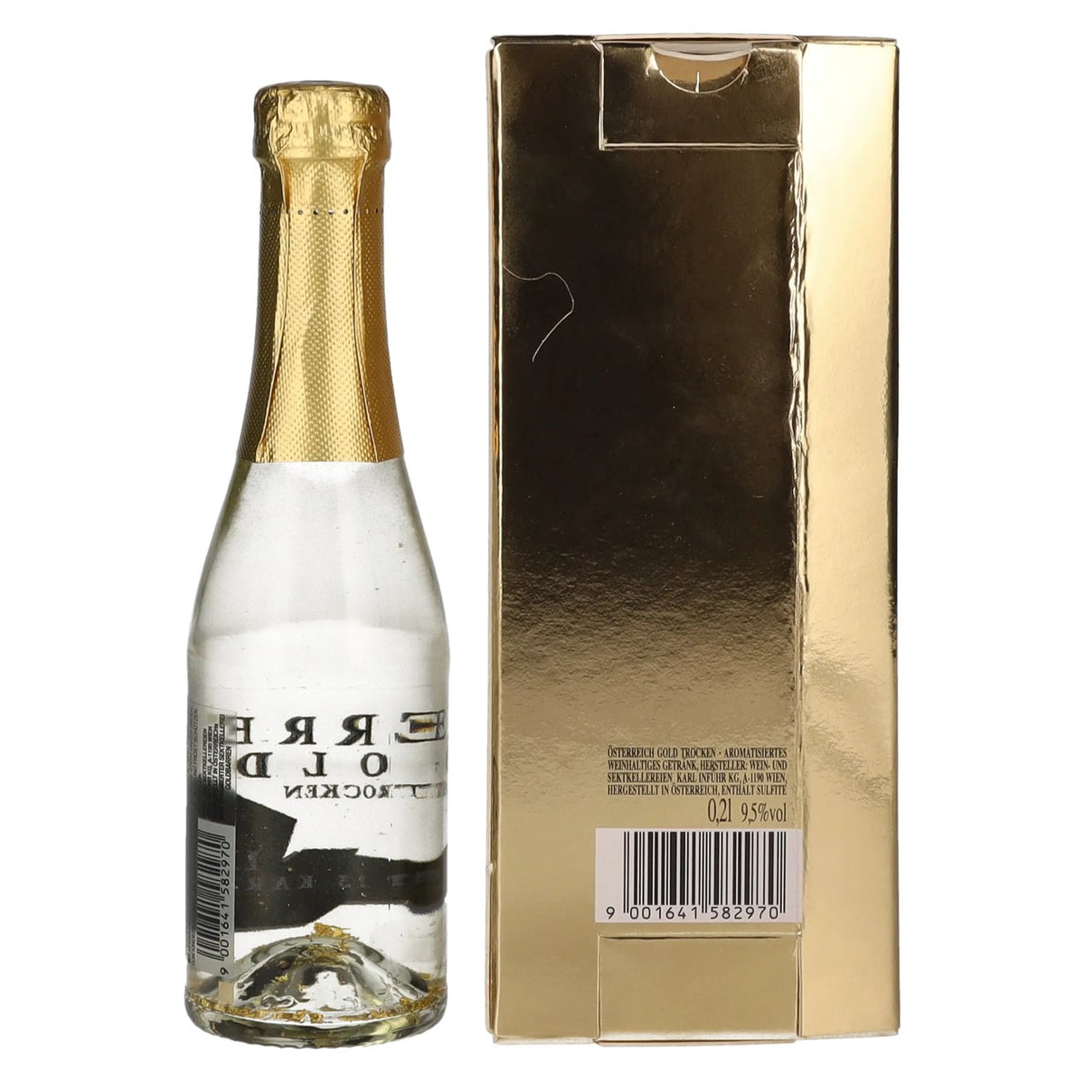 Austria Gold - with 23 karat gold leaf 9.5% Vol. 0.2l in gift box