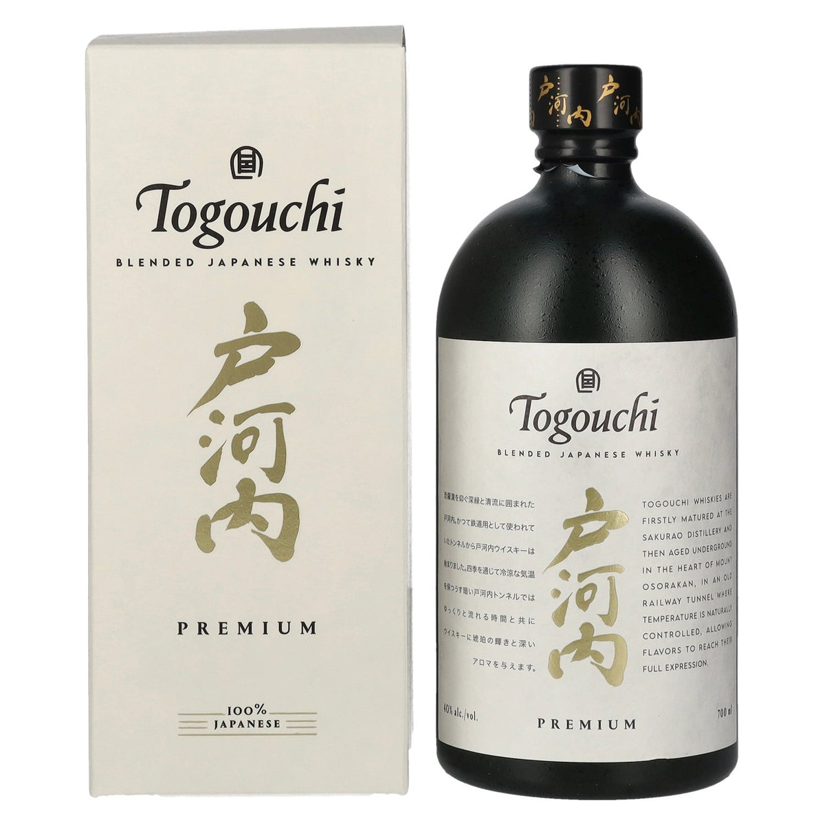 Togouchi Premium Japanese Blended Whisky 40% Vol. 0.7l in Gift Box