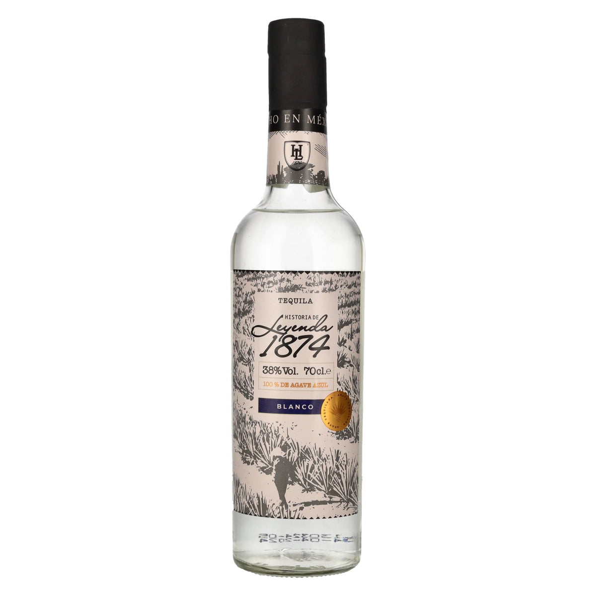 Historia de Leyenda 1874 Blanco 100% Blue Agave 38% Vol. 0.7l