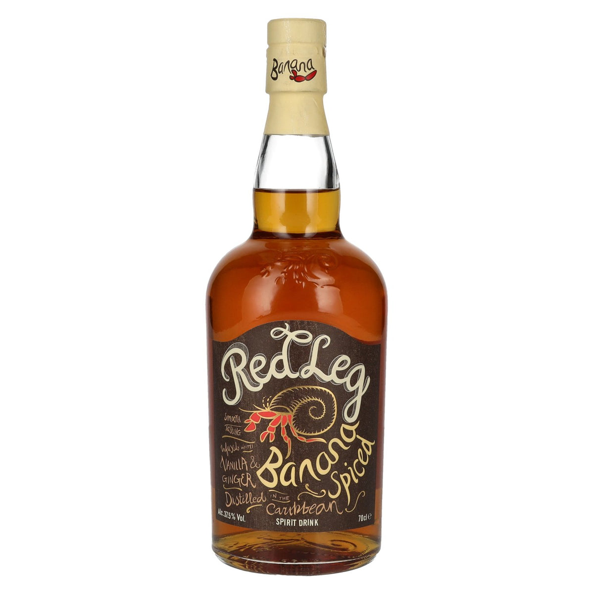 RedLeg Banana Spiced Rum 37.5% Vol. 0.7l