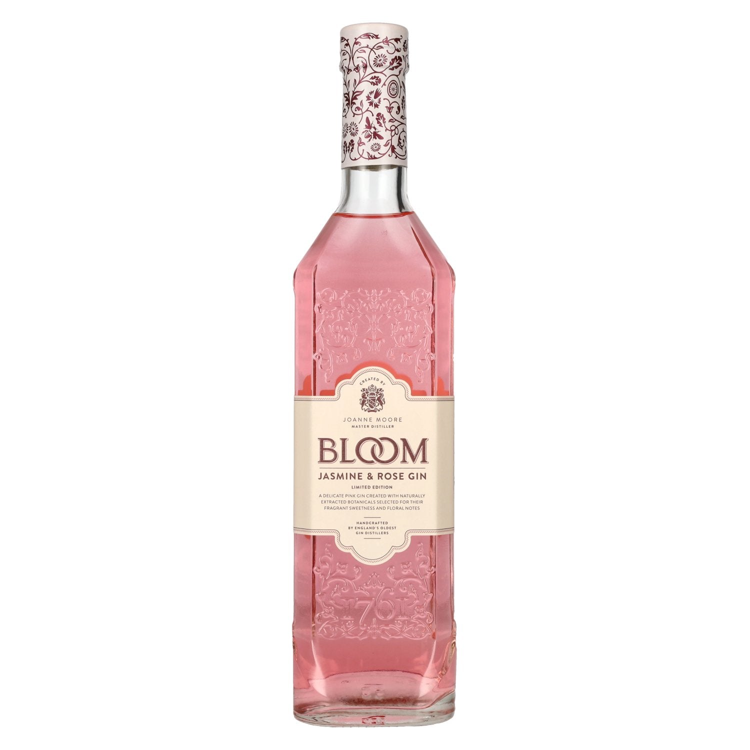 Bloom JASMINE & ROSE GIN Limited Edition 40% Vol. 0.7l