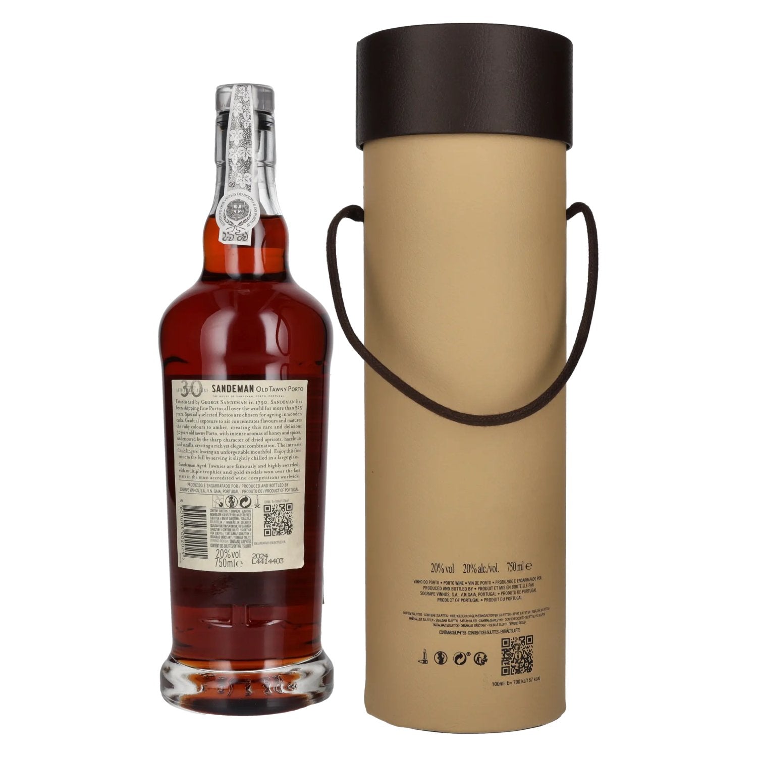Sandeman 30 Years OLD TAWNY Porto 20% Vol. 0,75l in Geschenkbox