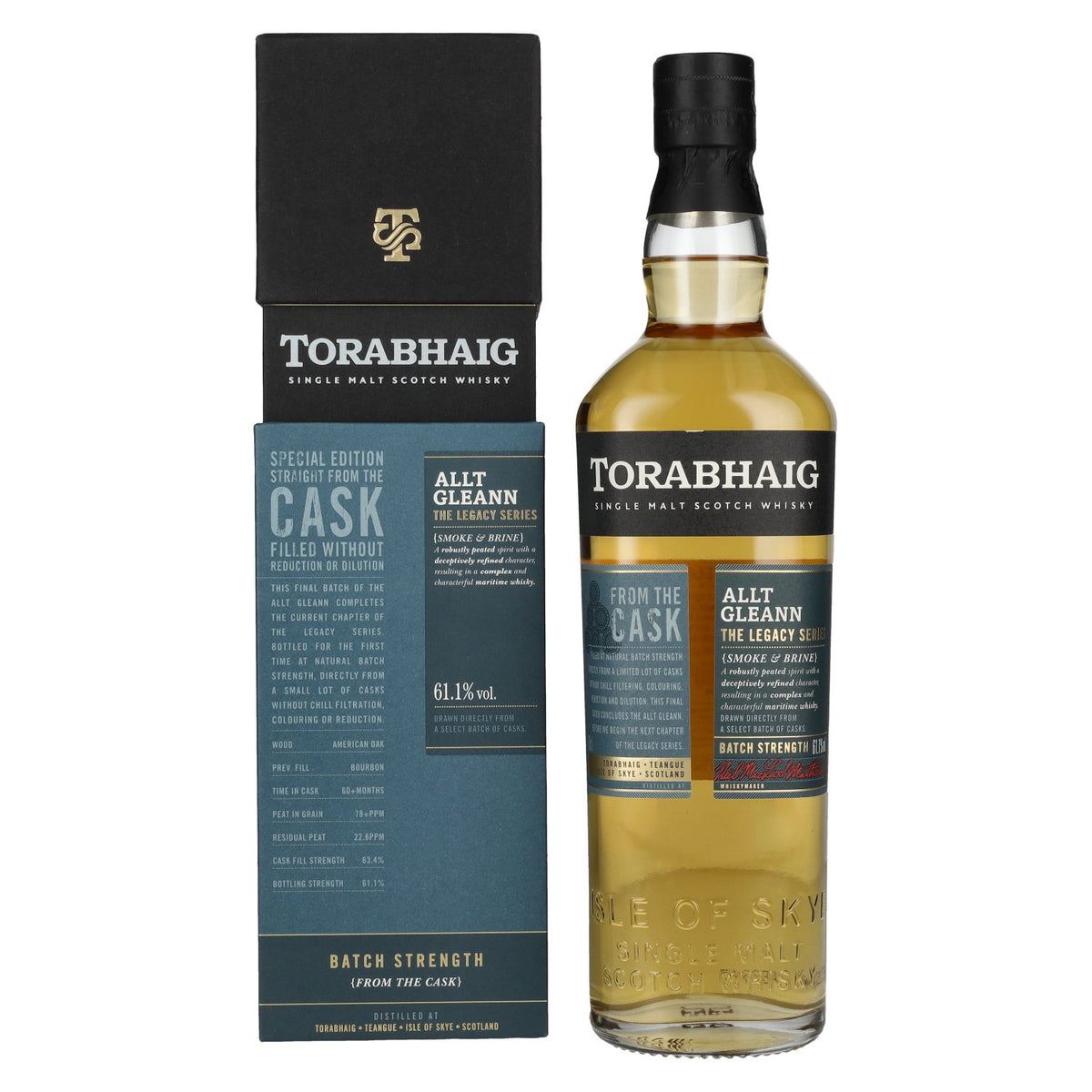Torabhaig ALLT GLEANN The Legacy Series BATCH STRENGTH Single Malt 61,1% Vol. 0,7l in Geschenkbox