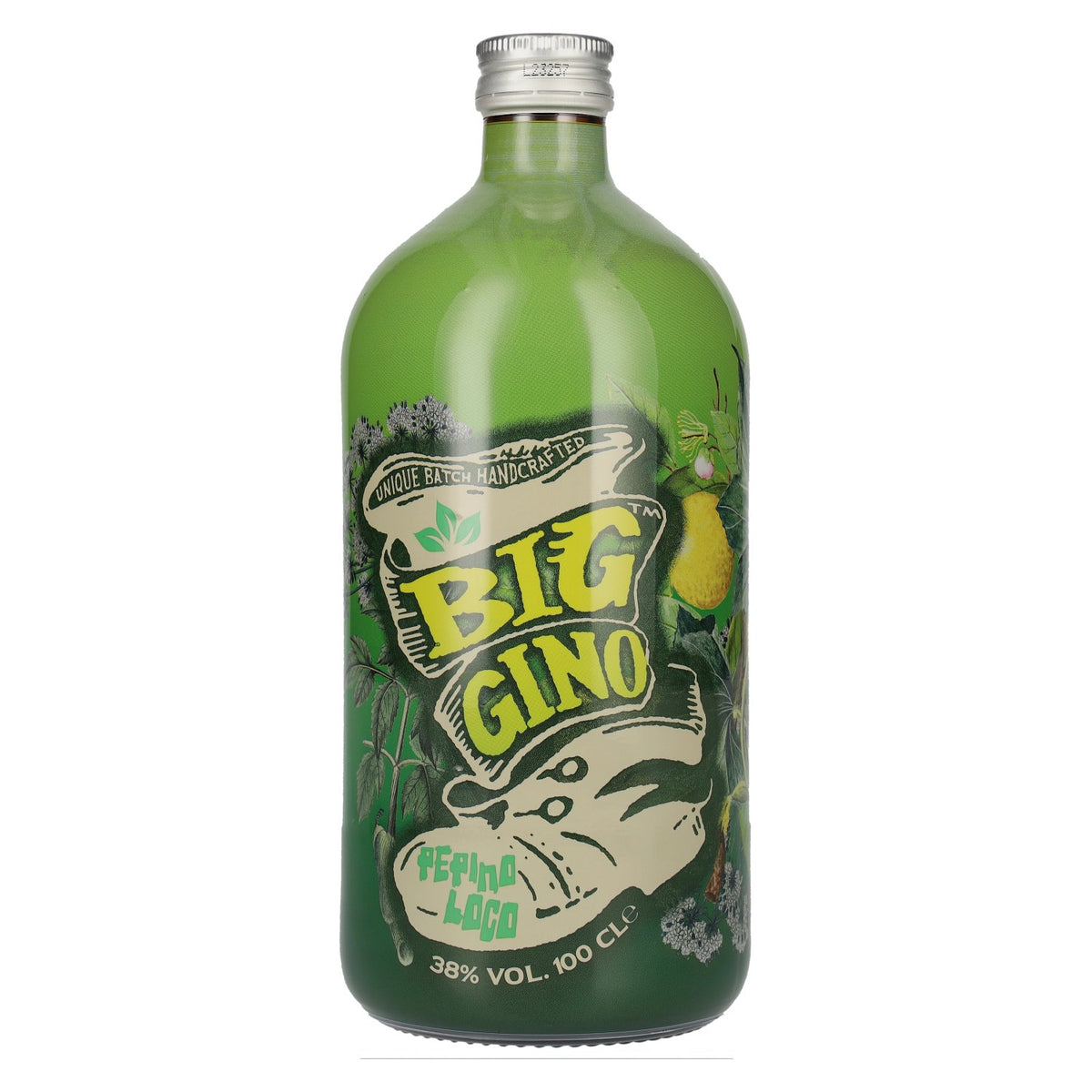 Big Gino Gin PEPINO LOCO 38% ABV 1l